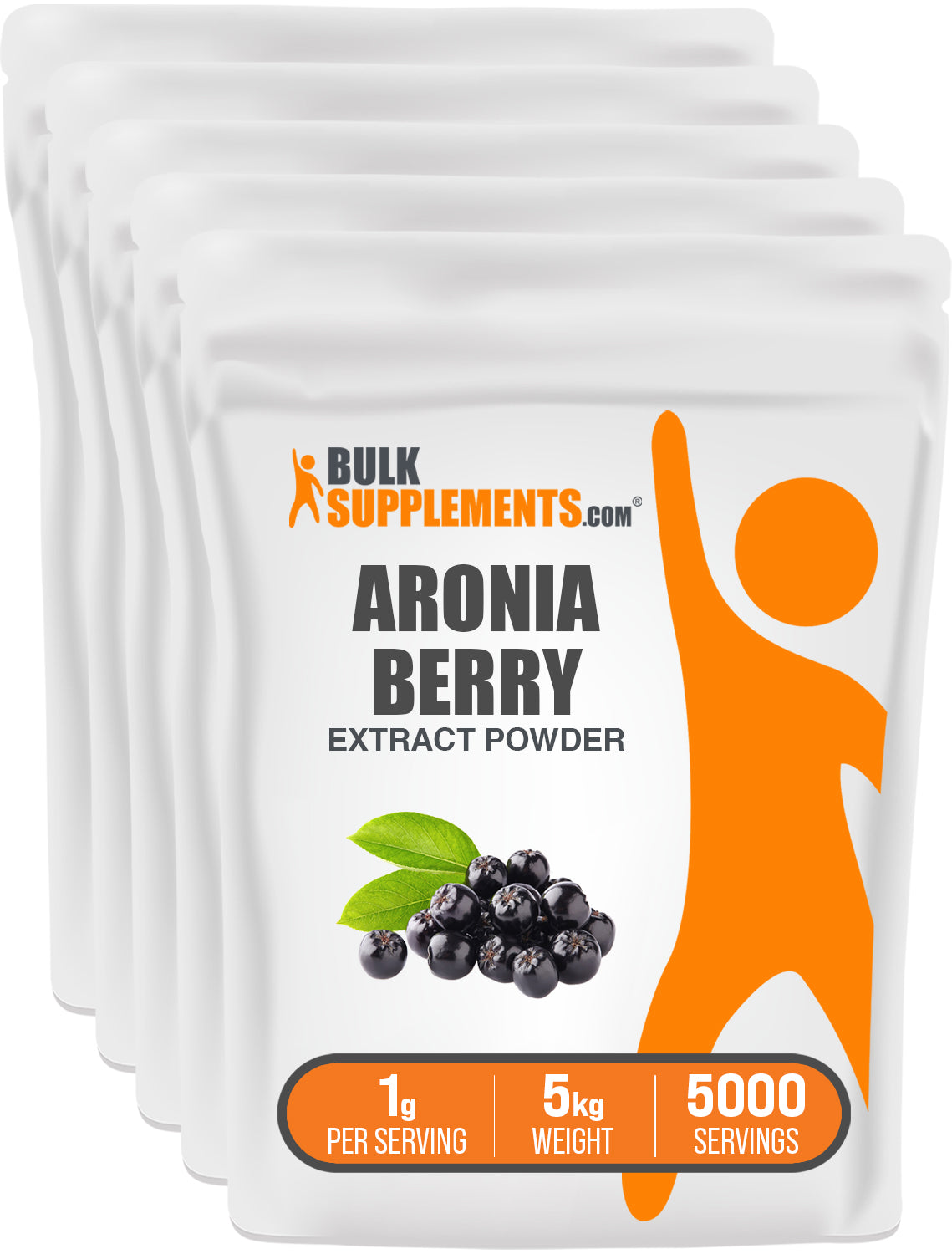 BulkSupplements.com Aronia Extract Powder 5kg bag image