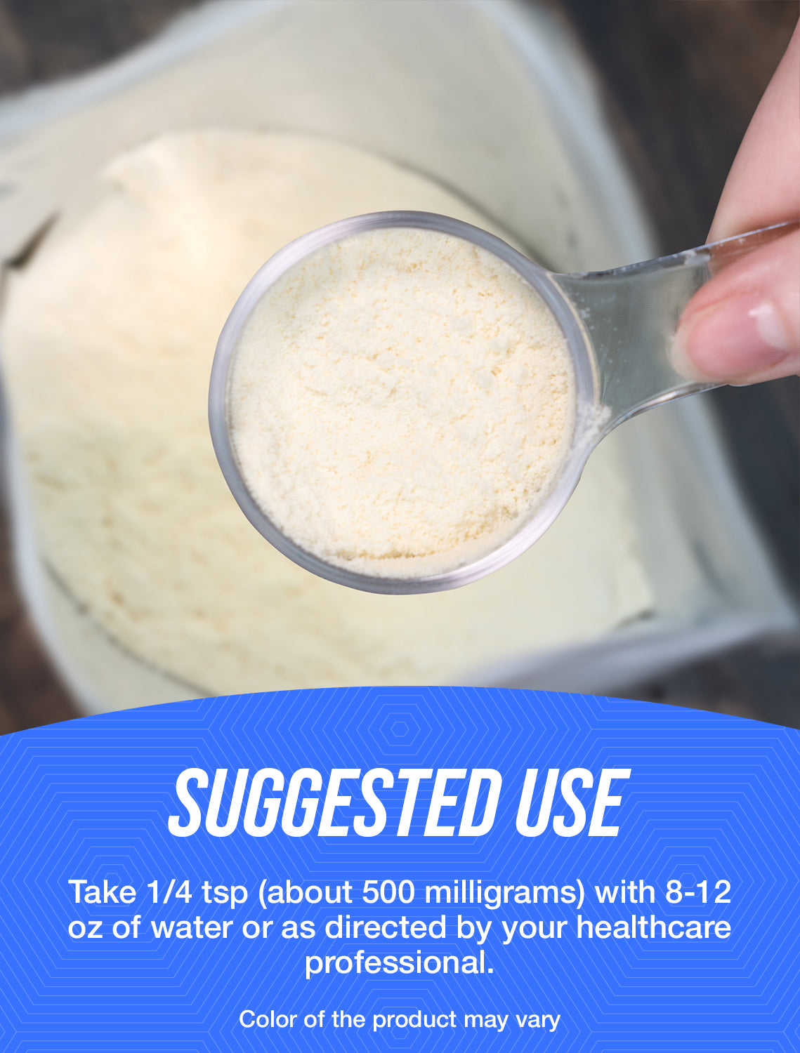 Ascrobyl palmitate powder suggested use image