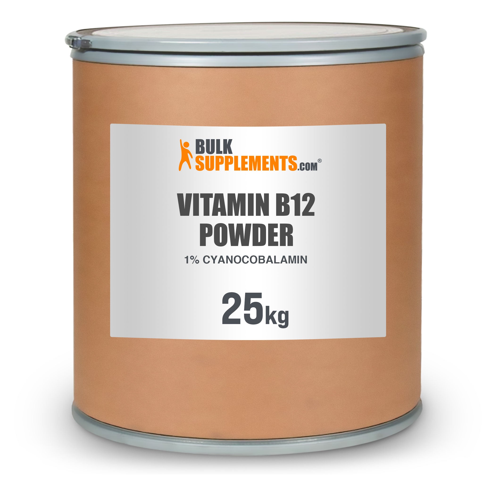 BulkSupplements Vitamin B12 Powder 1% Cyanocobalamin 25kg drum
