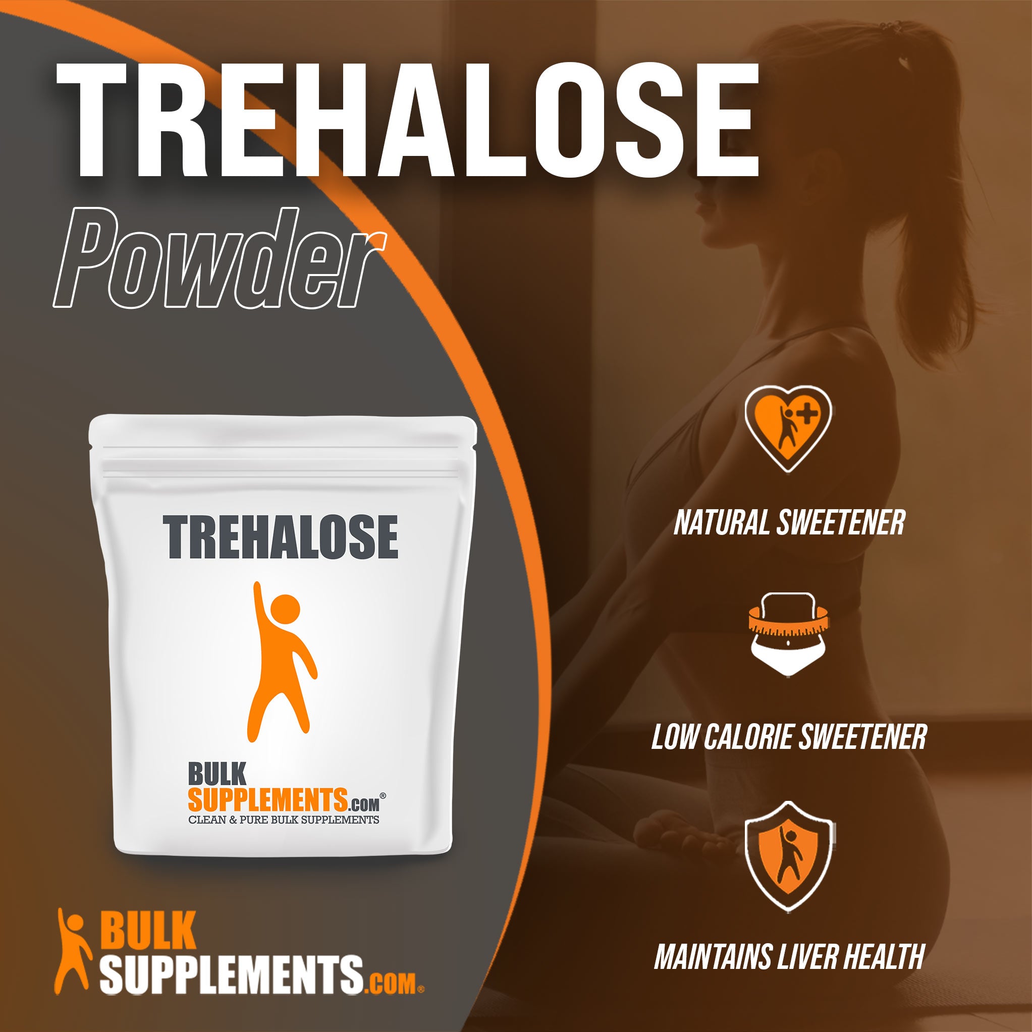 Benefits of Trehalose: natural sweetener, low calorie sweetener, maintains liver health