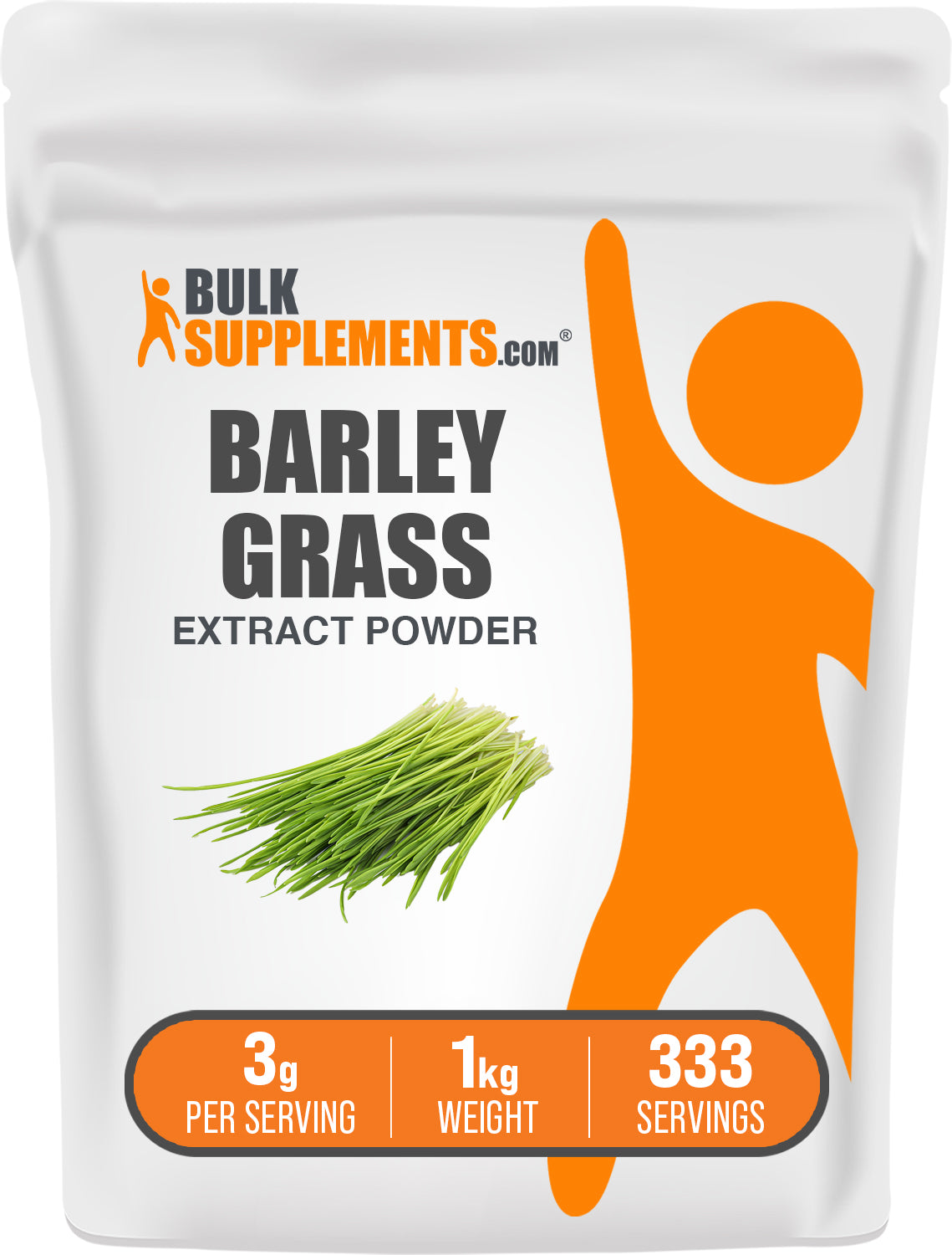 BulkSupplements.com Barley Grass Extract Powder 1kg bag image