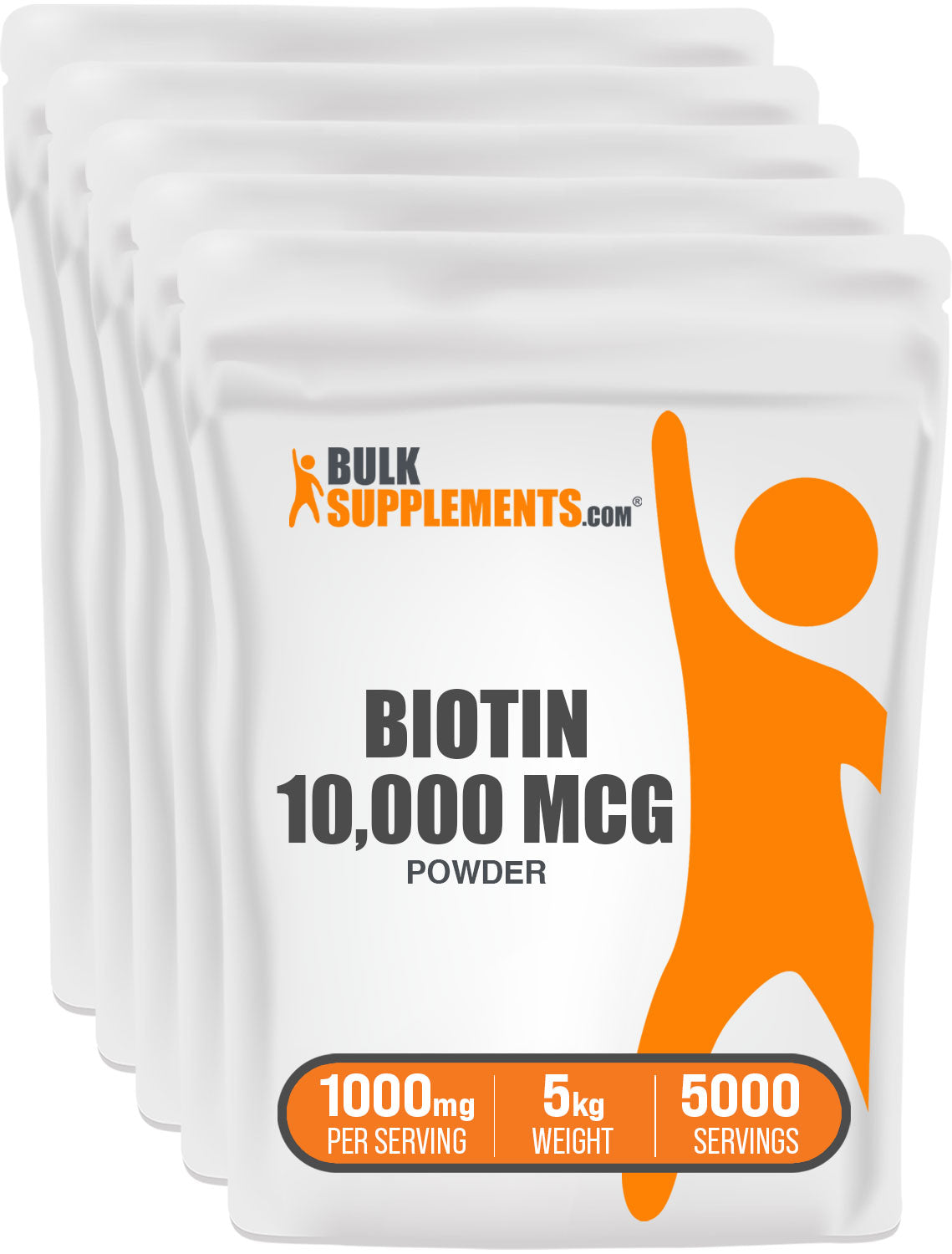 5kg bag of biotin 10000mcg supporting hair skin nails vitamins for women