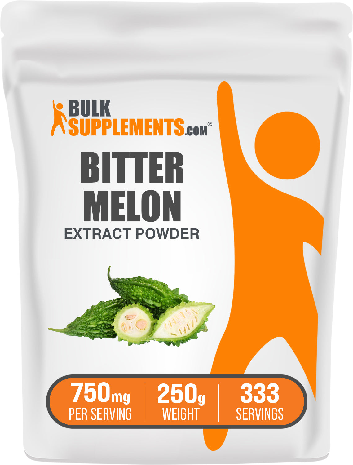 BulkSupplements.com Bitter Melon Extract Powder 250g bag image