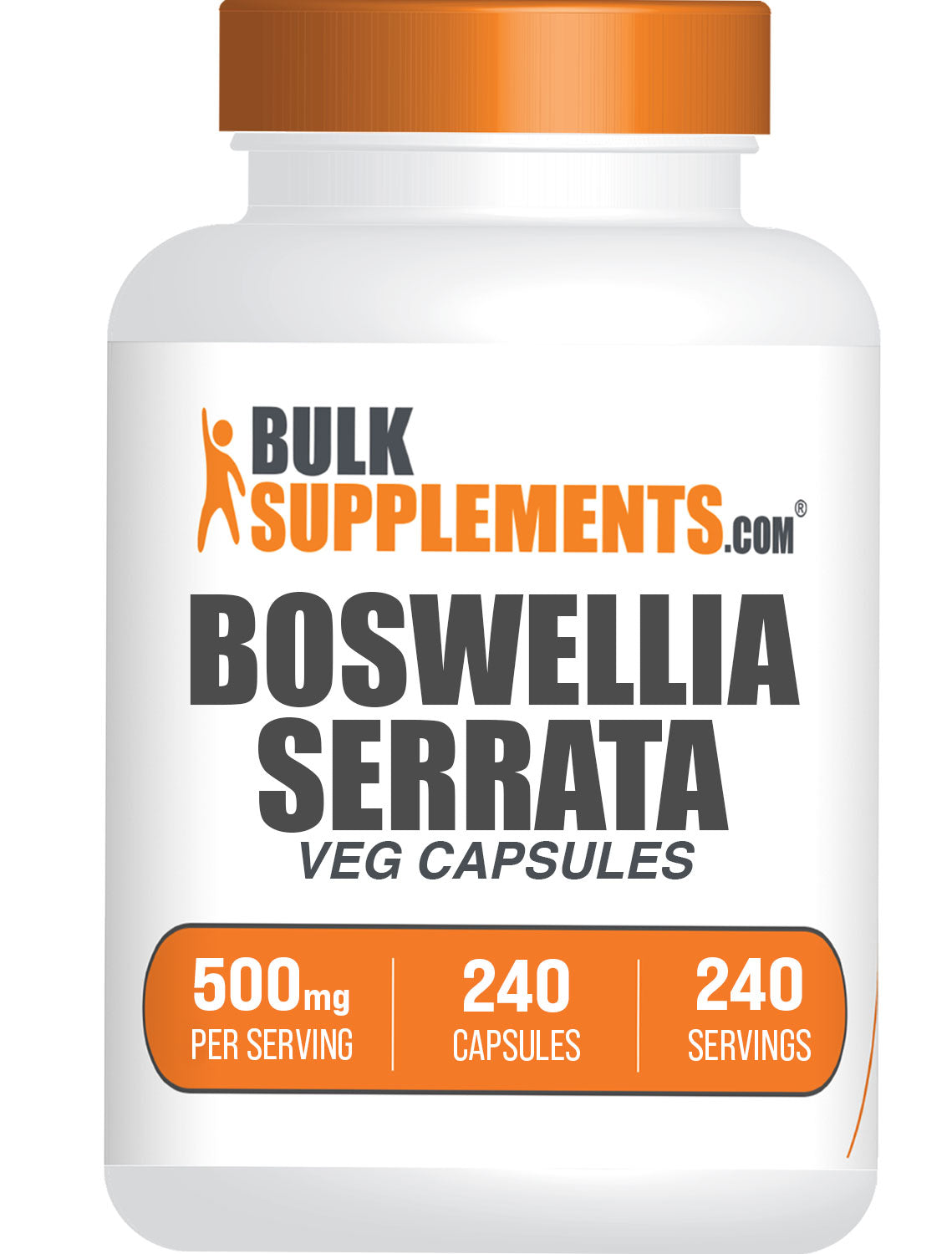 BulkSupplements.com Boswellia Serrata 240 veg capsules bottle image