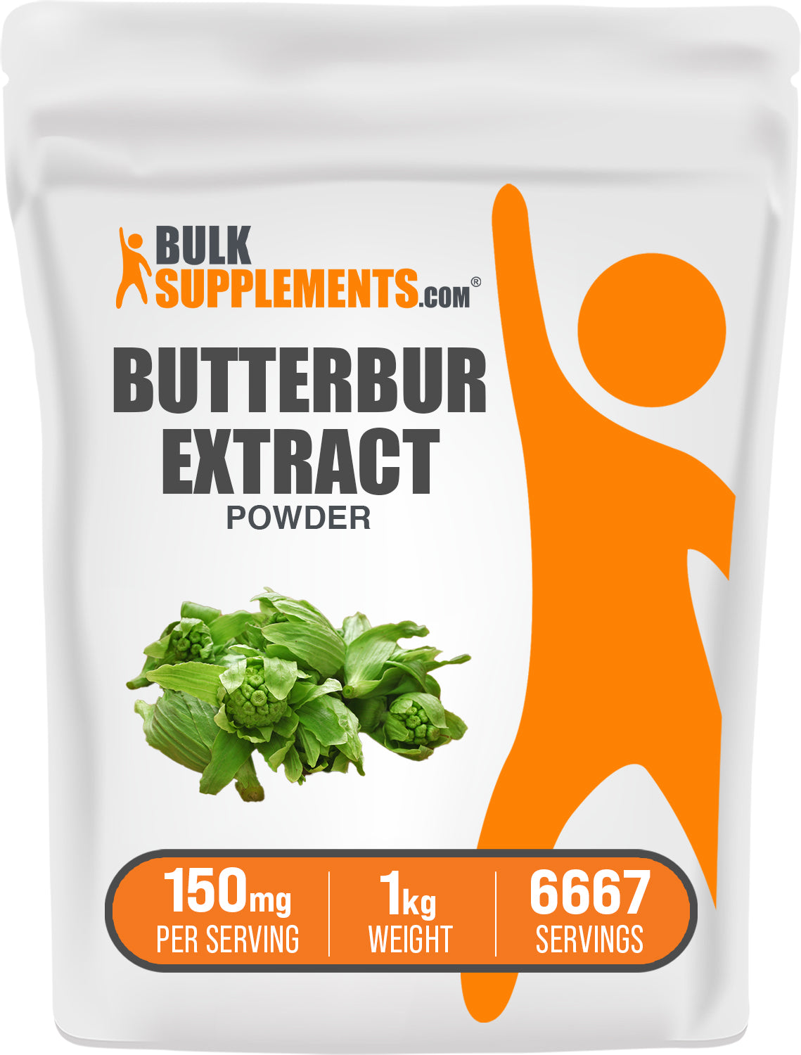 BulkSupplements.com Butterbur Extract Powder 1kg bag image