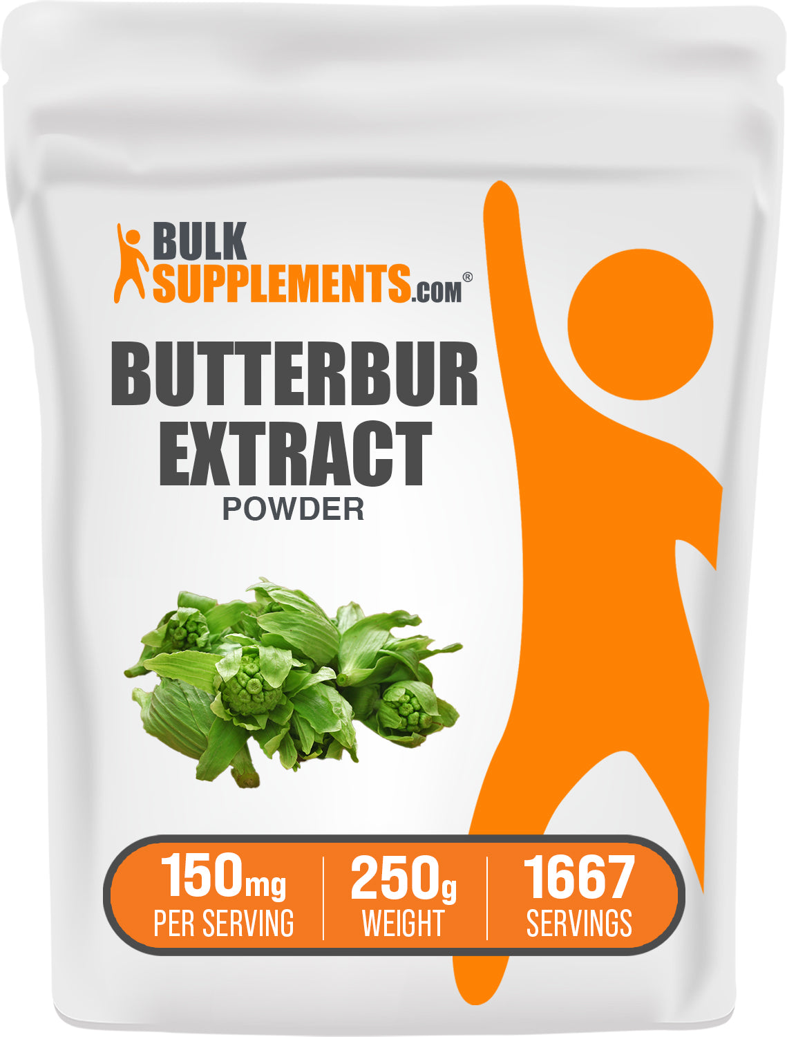 BulkSupplements.com Butterbur Extract Powder 250g bag image