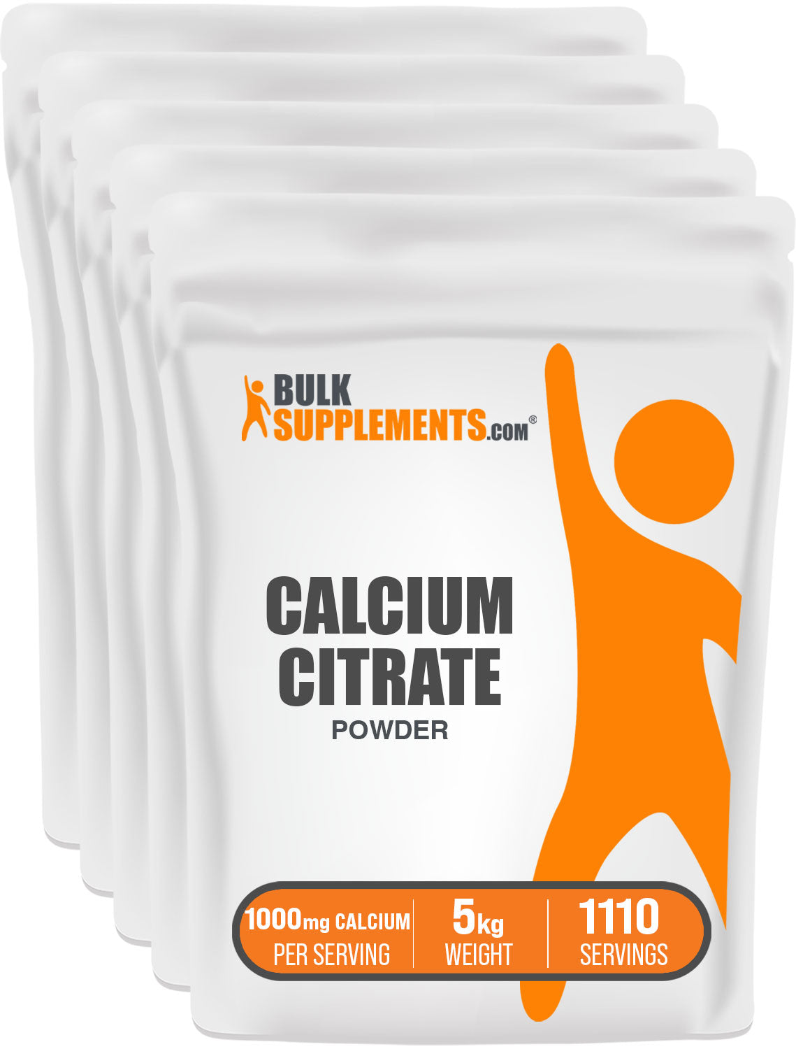 BulkSupplements.com Calcium Citrate Powder 5kg Bags