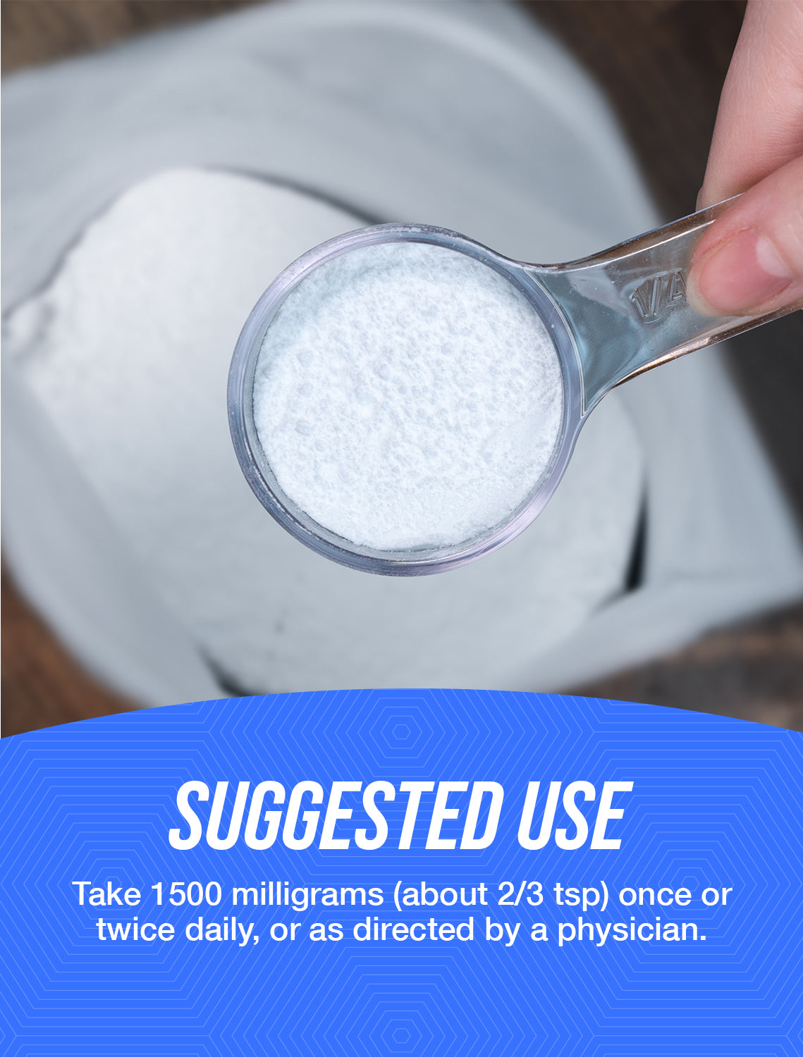 Calcium lactate powder suggested use image