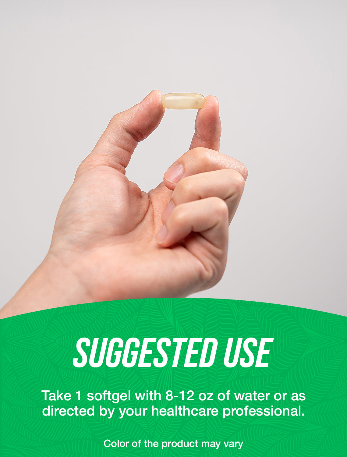 Castor oil softgels suggested use image