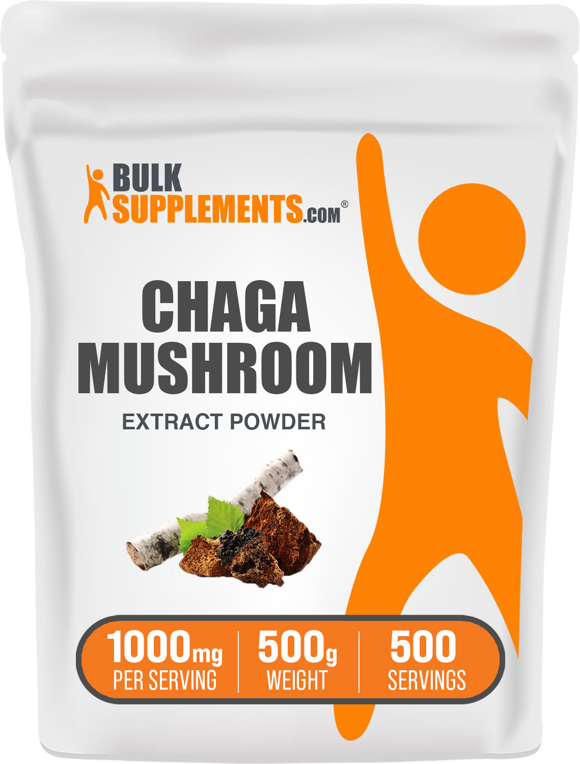 500g of chaga mushroom supplement