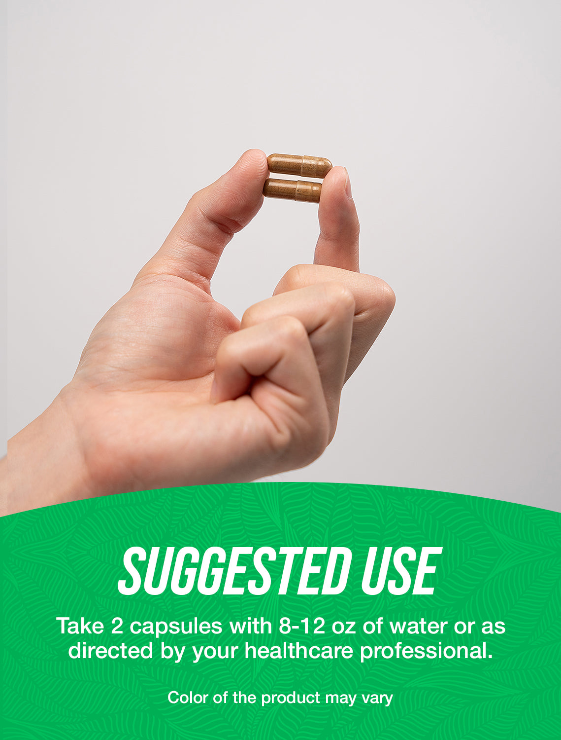 Chamomile extract capsules suggested use image