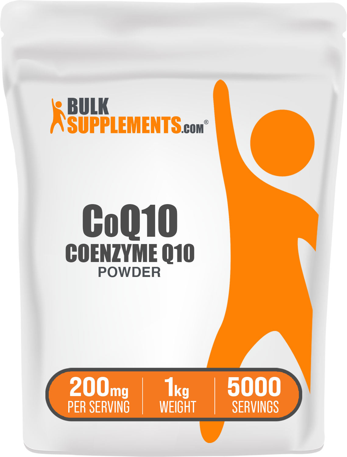 BulkSupplements.com Coenzyme Q10 (CoQ10) Powder 1kg bag image
