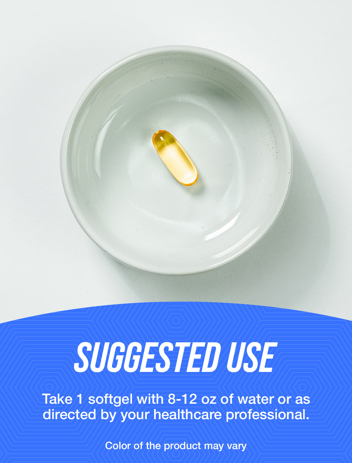 Cod liver oil softgels suggested use image