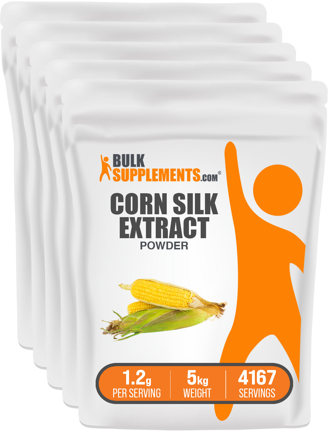 BulkSupplements.com Corn Silk Extract Powder 5kg bag image