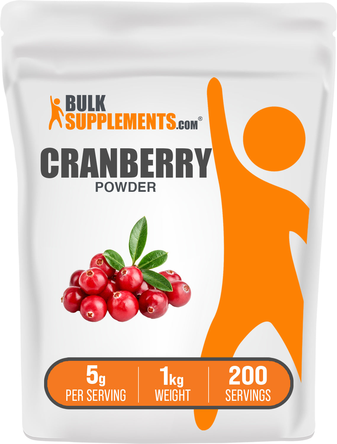 BulkSpplements.com Cranberry Powder 1kg bag image