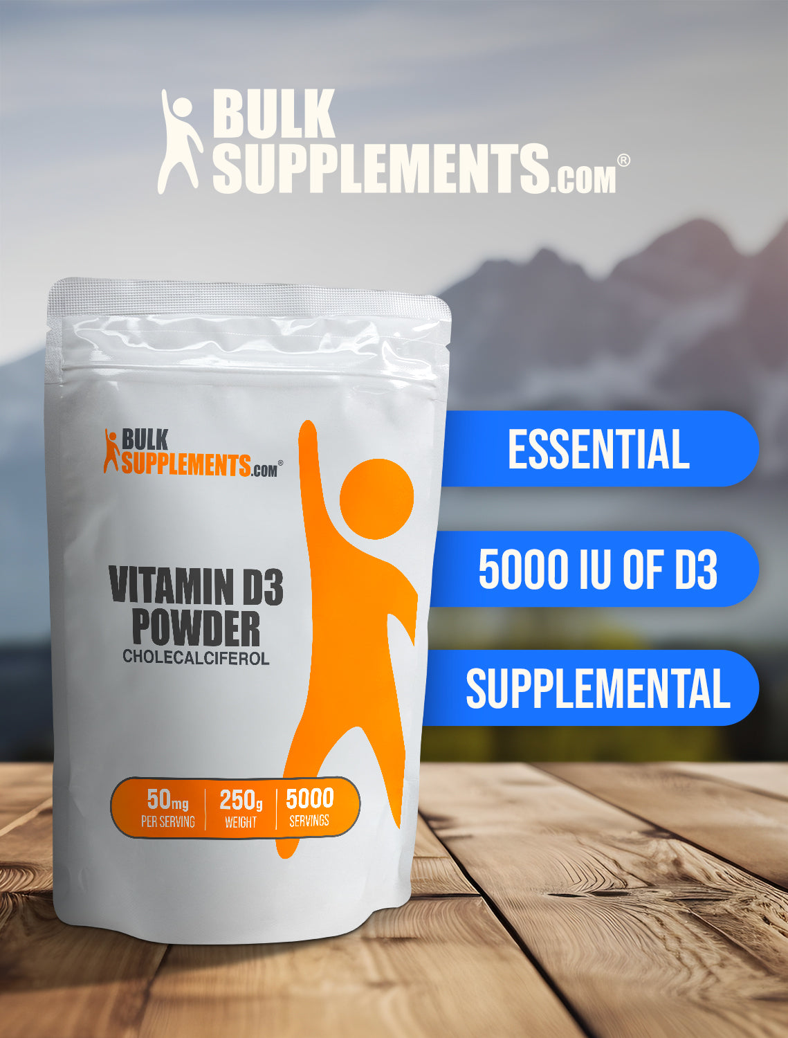 Vitamin D3 powder keyword image 250g