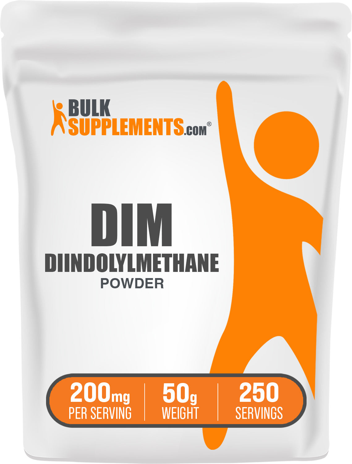BulkSupplements.com Diindolylmethane (DIM) Powder 50g bag image