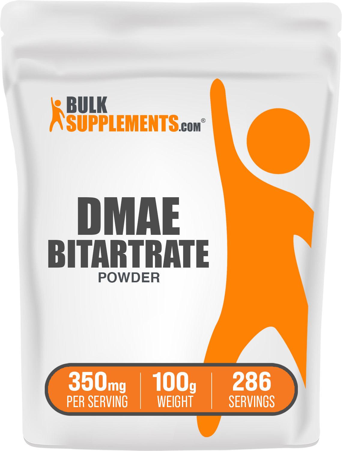 BulkSupplements.com DMAE Bitartrate Powder 100g bag image