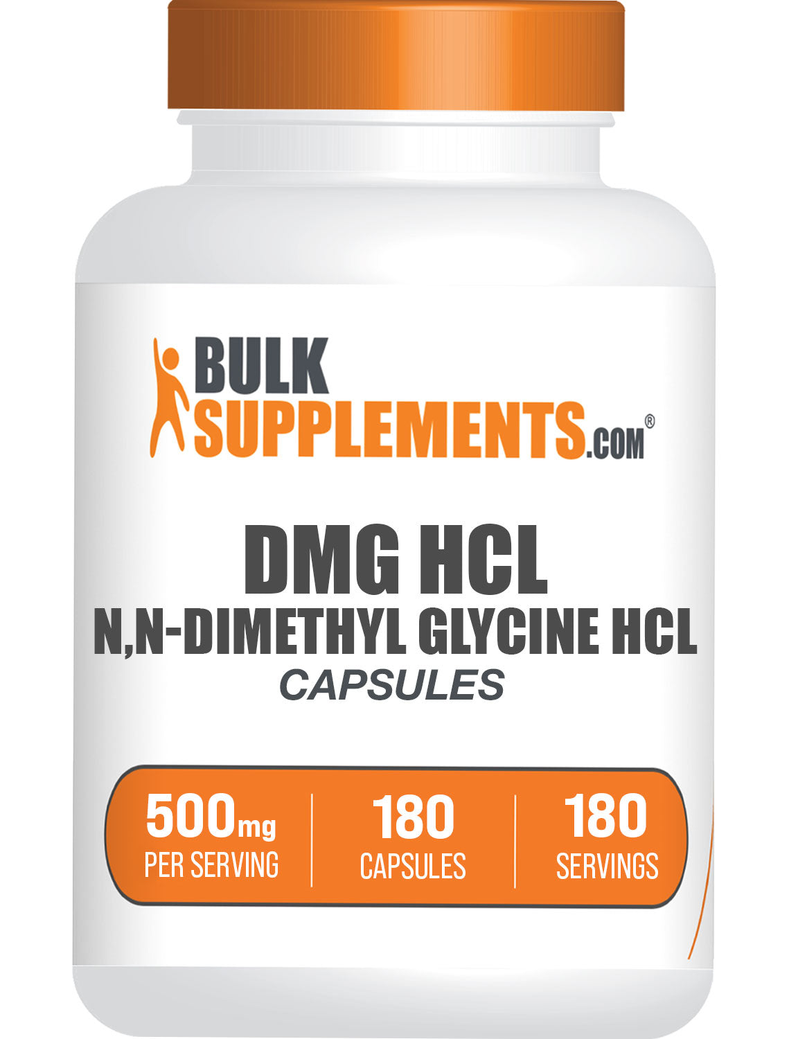 BulkSupplements DMG HCl Glycine Supplement 500mg 180ct