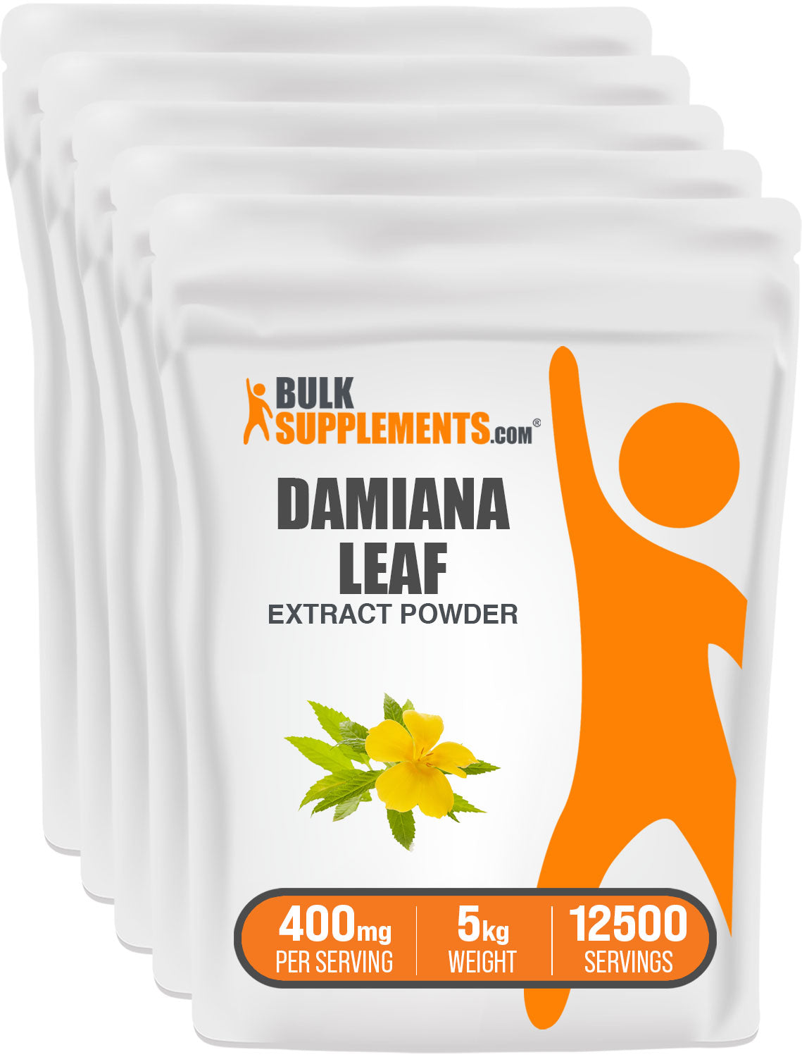 BulkSupplements.com Damiana Extract Powder 5kg bag image