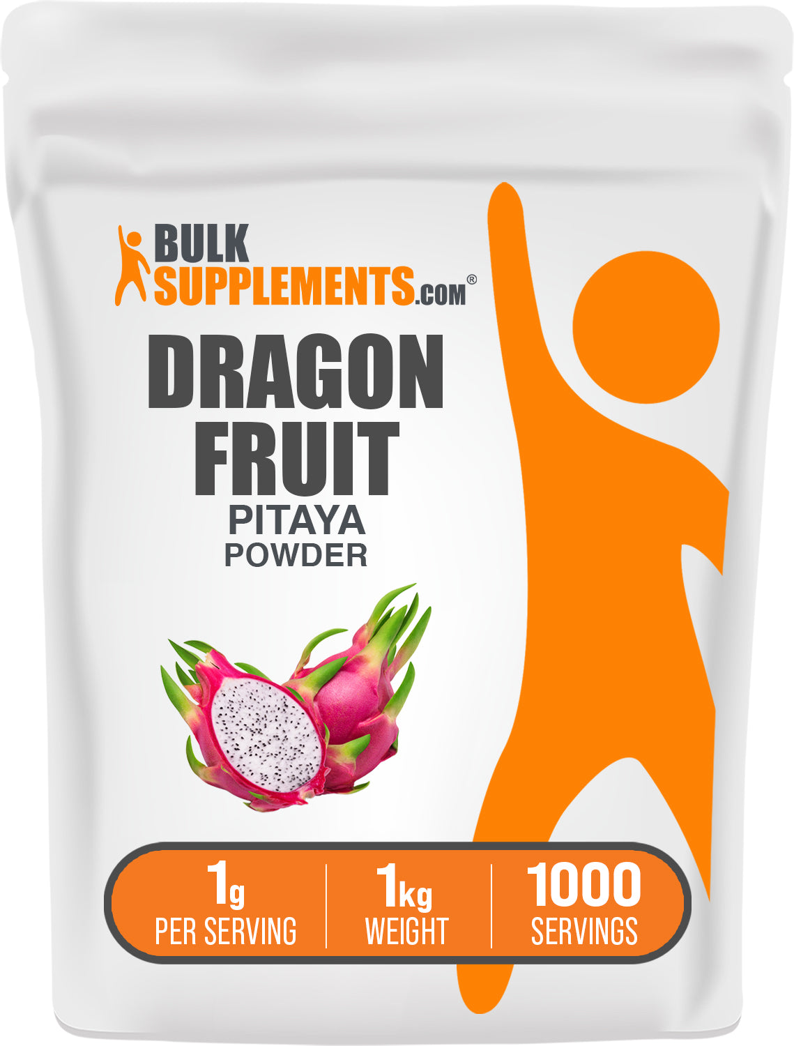 BulkSupplements.com Dragon Fruit Extract Powder 1kg bag image
