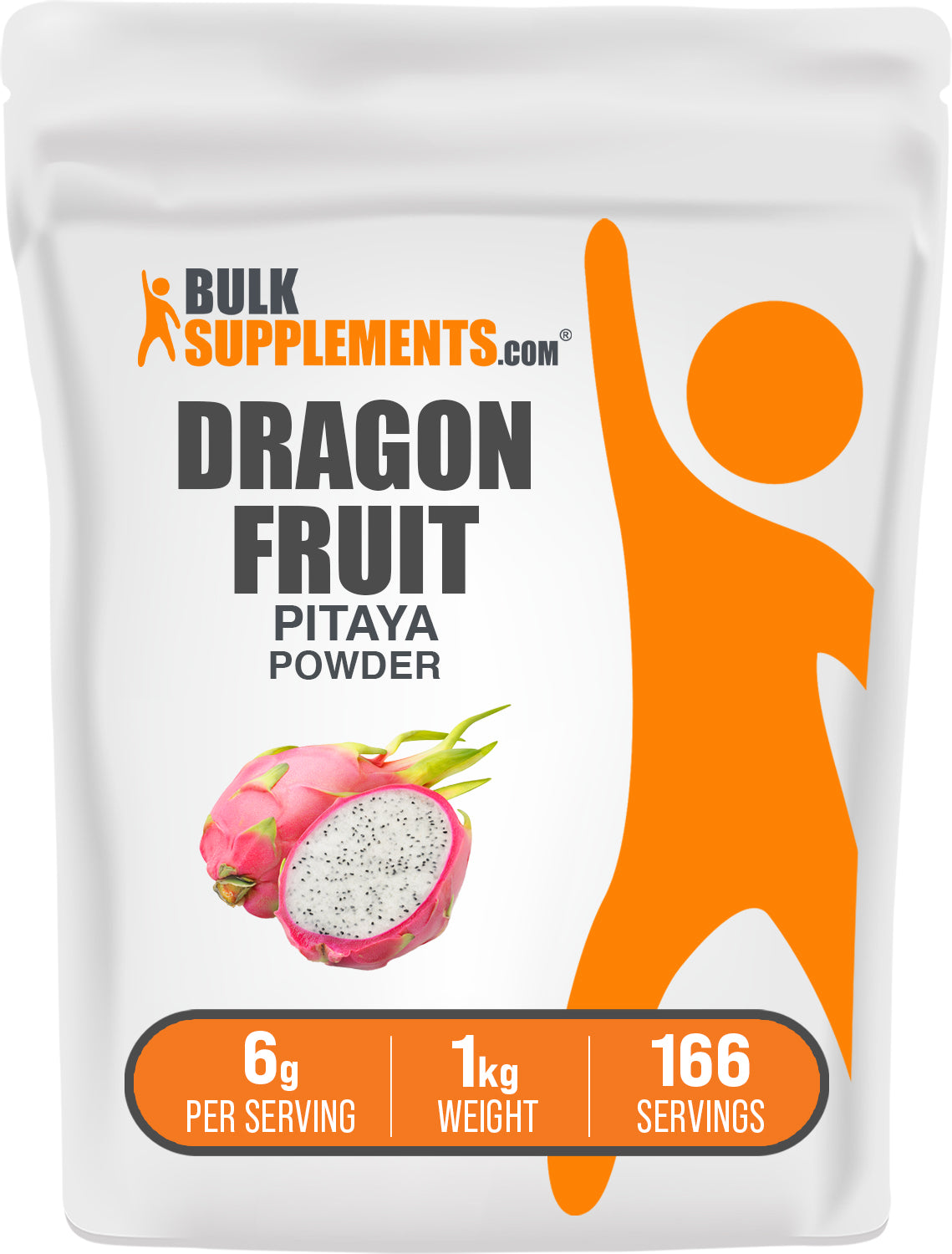 BulkSupplements.com Dragon Fruit Powder 1kg bag image
