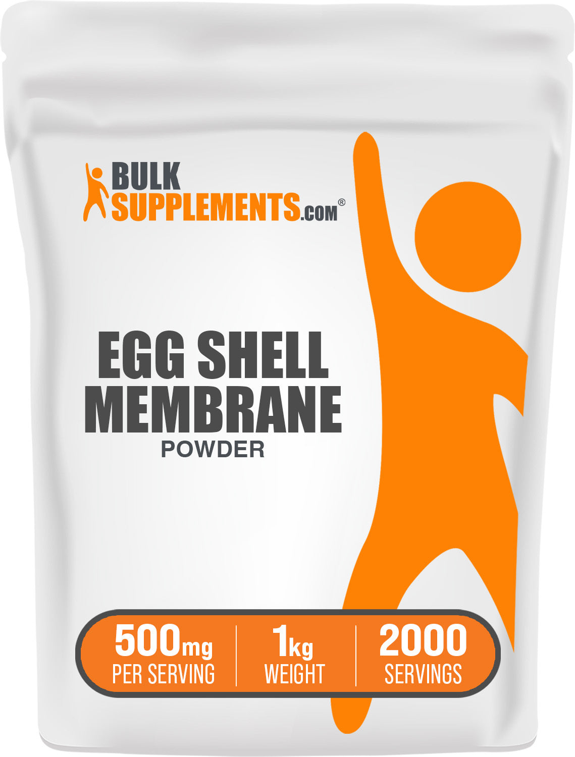 BulkSupplements.com Egg Shell Membrane Collagen Powder 1kg bag image