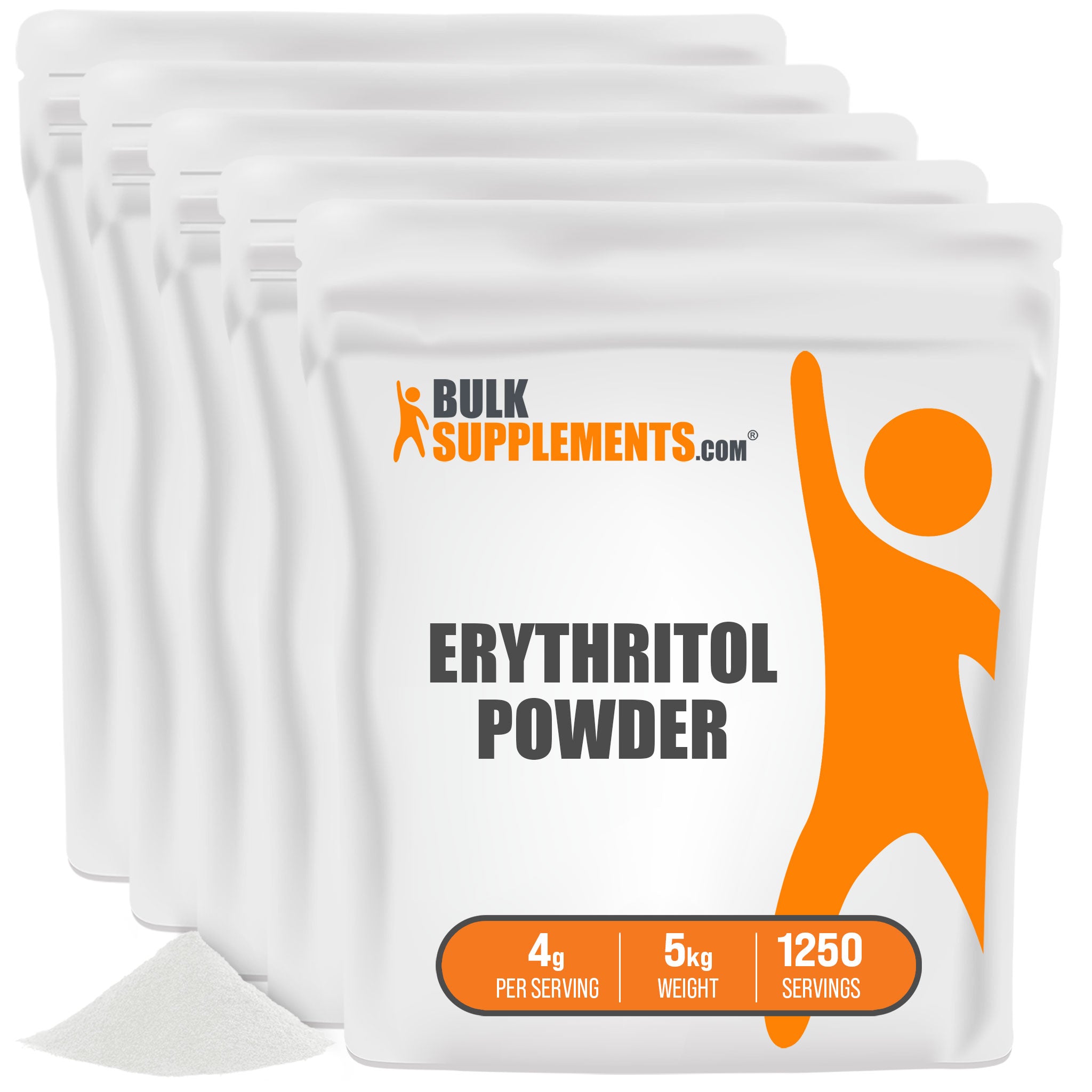 BulkSupplements Erythritol Powder 5 Kilograms bags