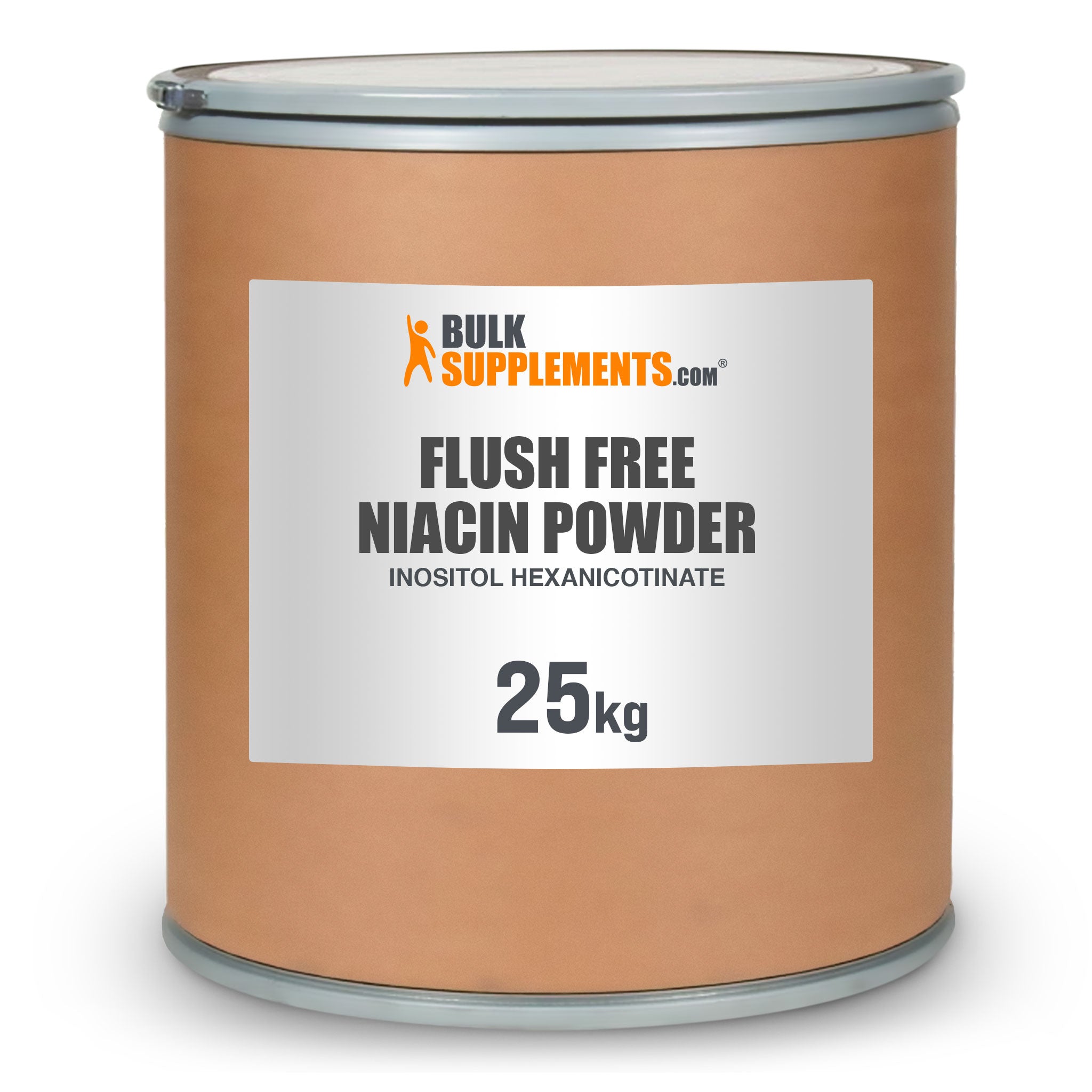BulkSupplements Flush Free Niacin Powder Inositol Hexanicotinate Powder 25 Kilograms drum