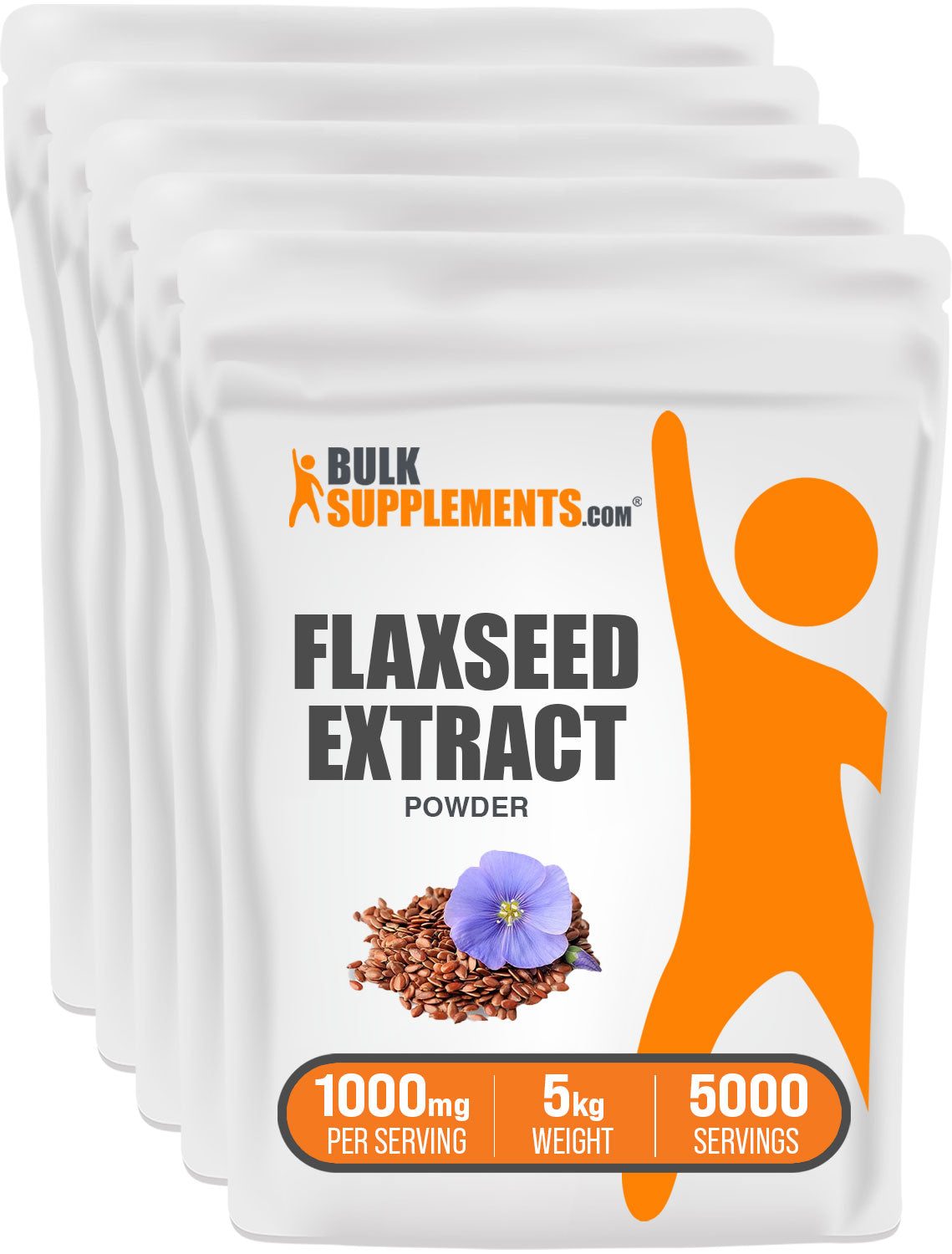 BulkSupplements Flaxseed Extract Powder 5kg