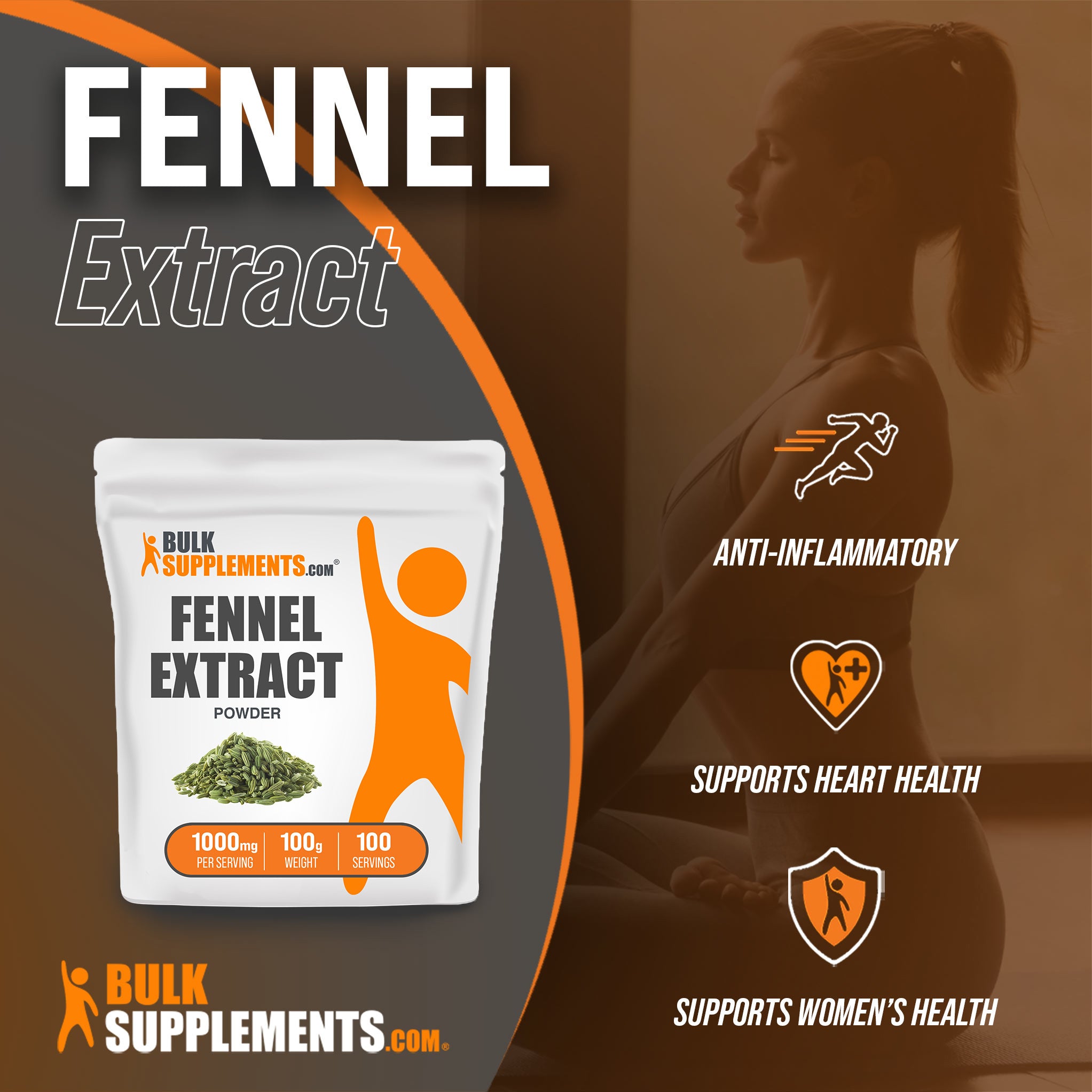 Benefits of Fennel Extract; anti-inflammatory, supports heart health, supports women's health