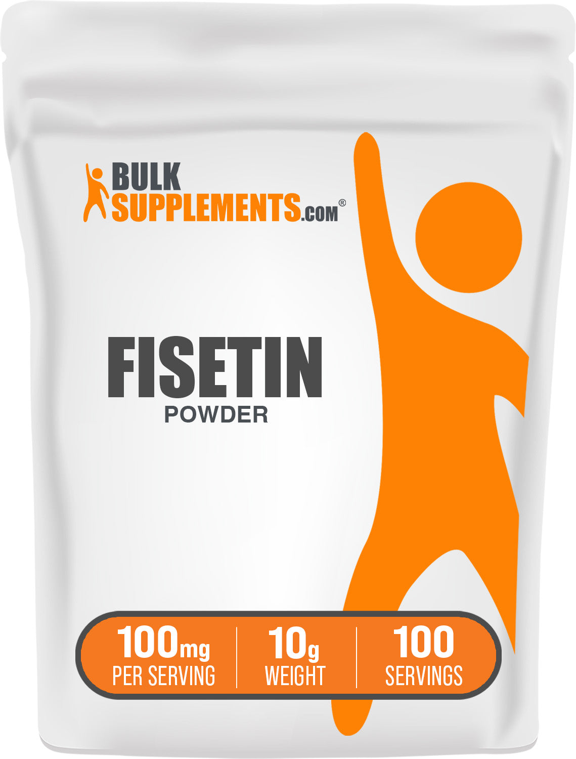 BulkSupplements.com Fisetin Powder 10g bag image