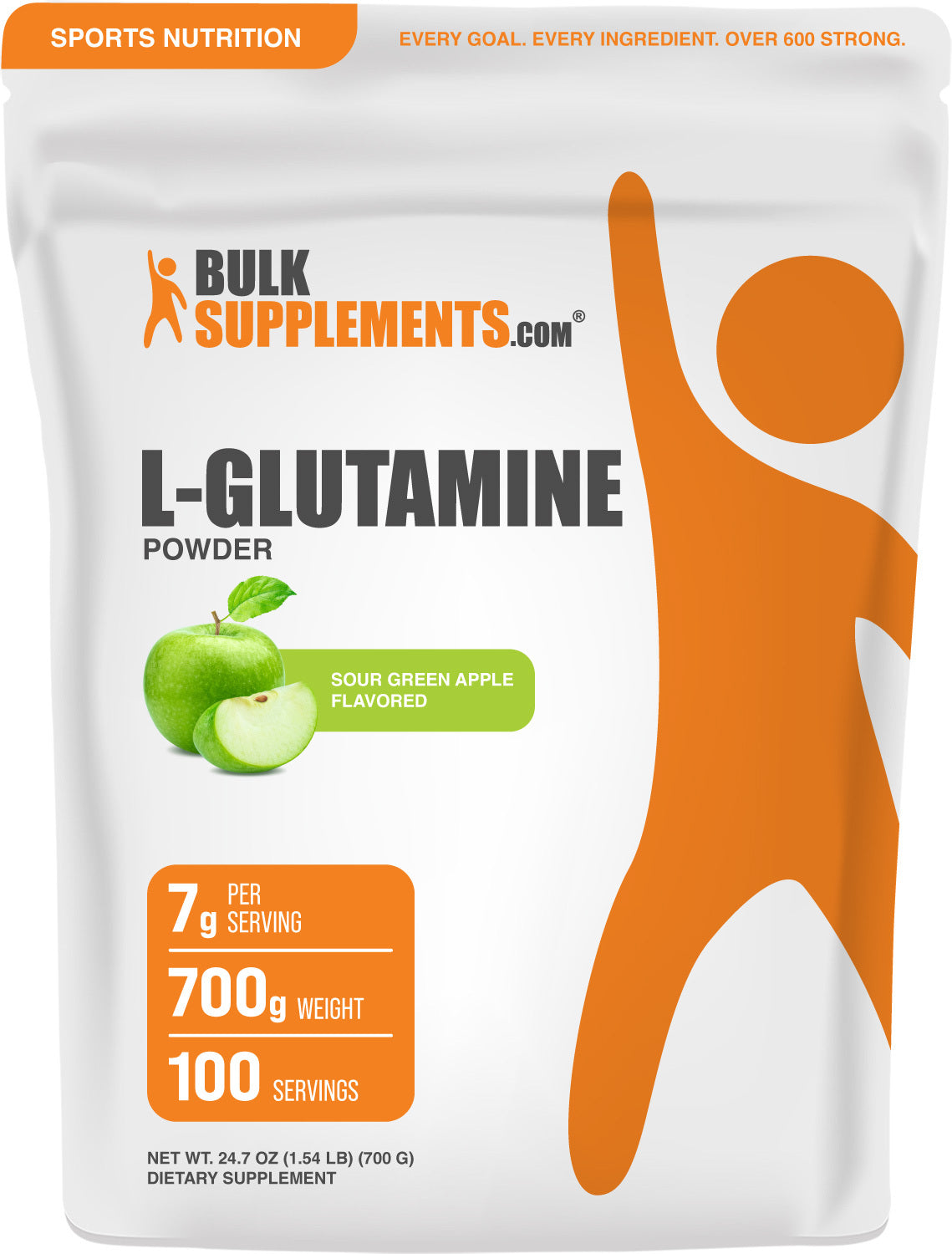 L-глутамин порошок - кислое яблоко
