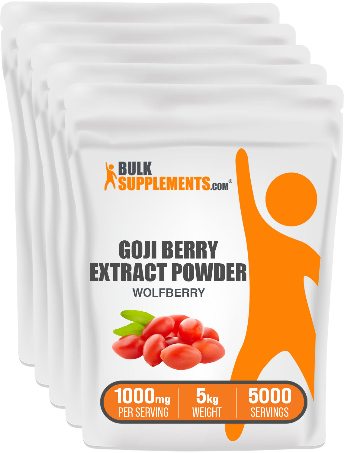 BulkSupplements Goji Berry Extract Powder Wolfberry 5kg bag