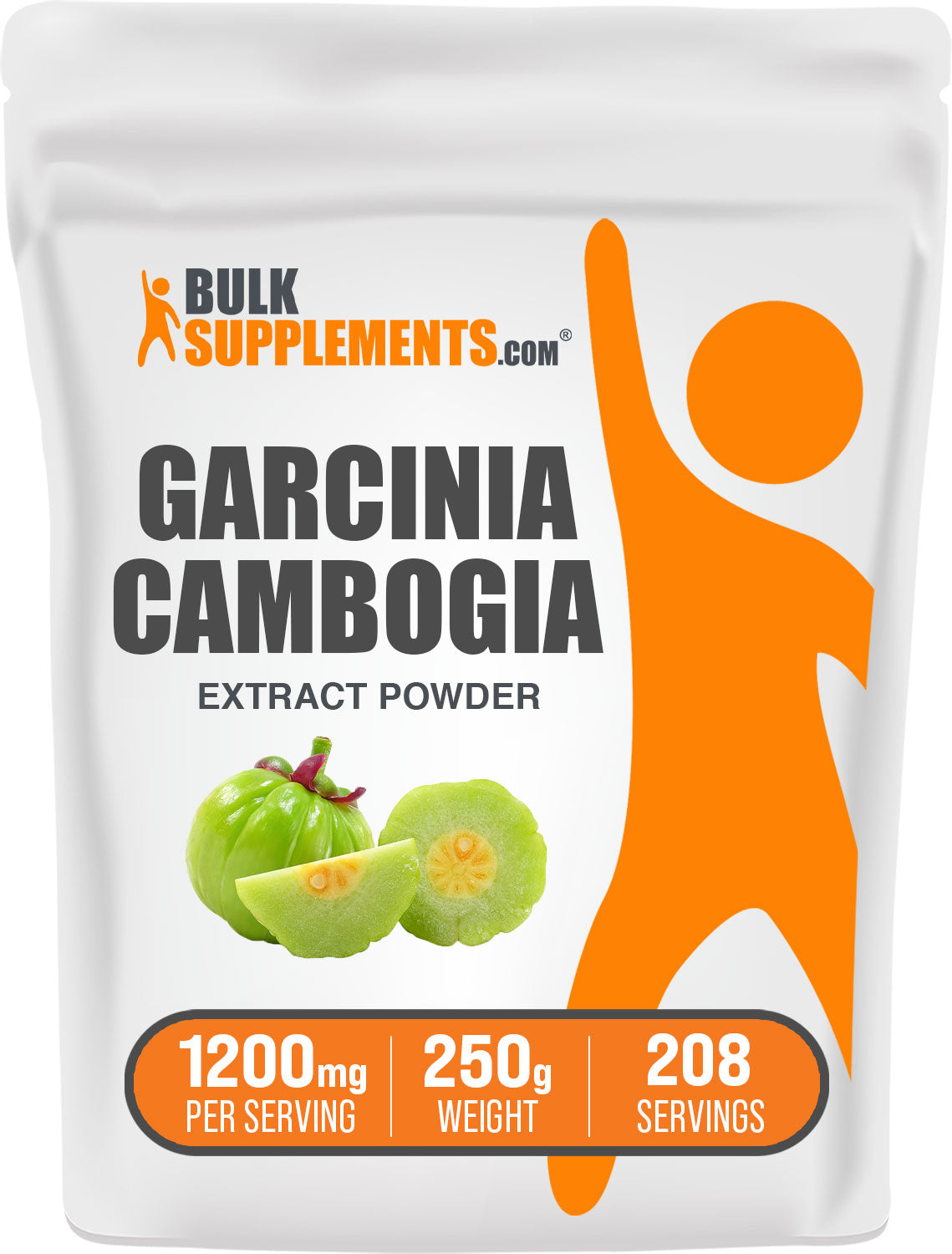 BulkSupplements.com Garcinia Cambogia Extract Powder 250g Bag
