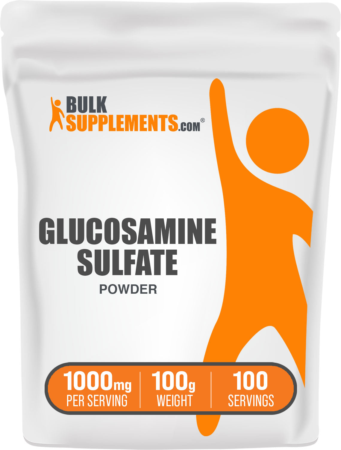 BulkSupplements Glucosamine Sulfate Powder 100g