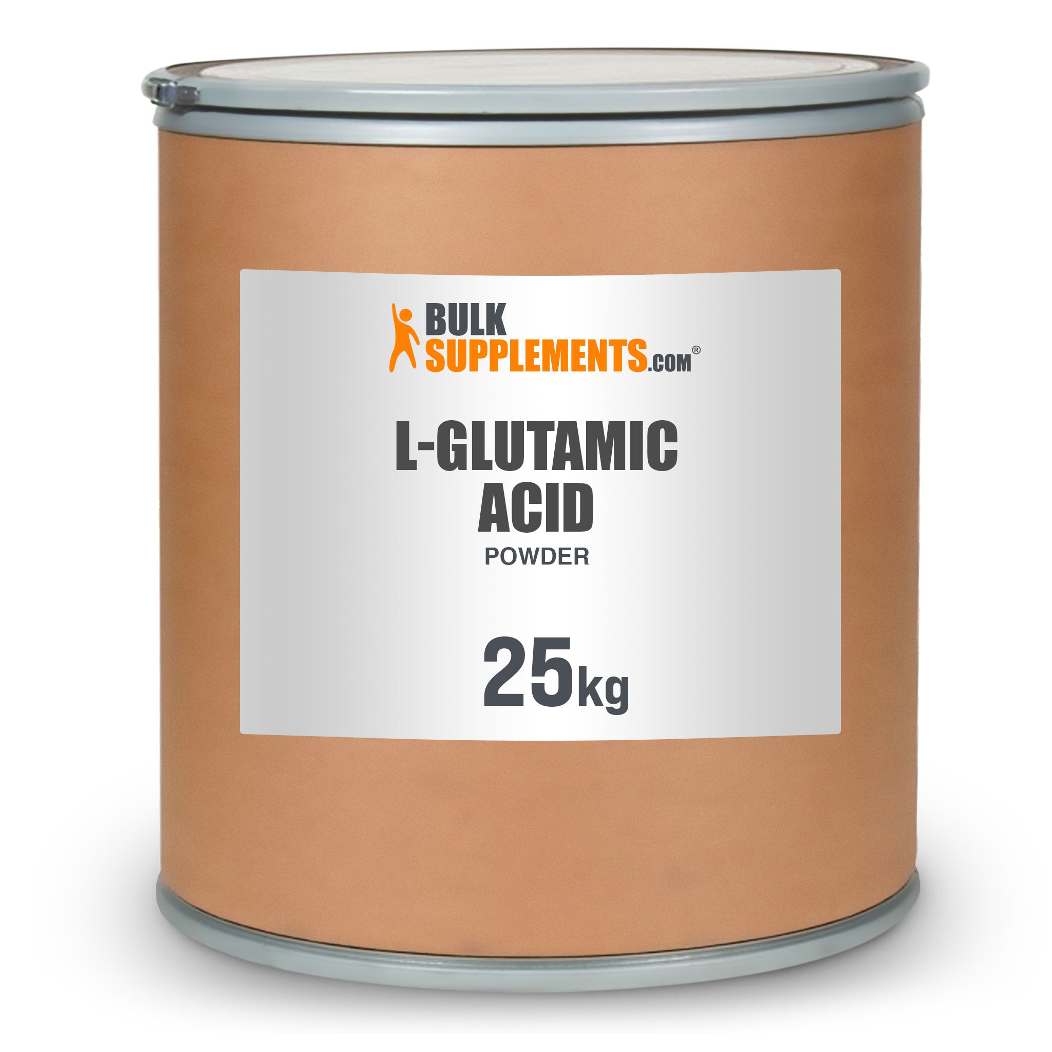 BulkSupplements L-Glutamic Acid Powder 25 Kilograms drum