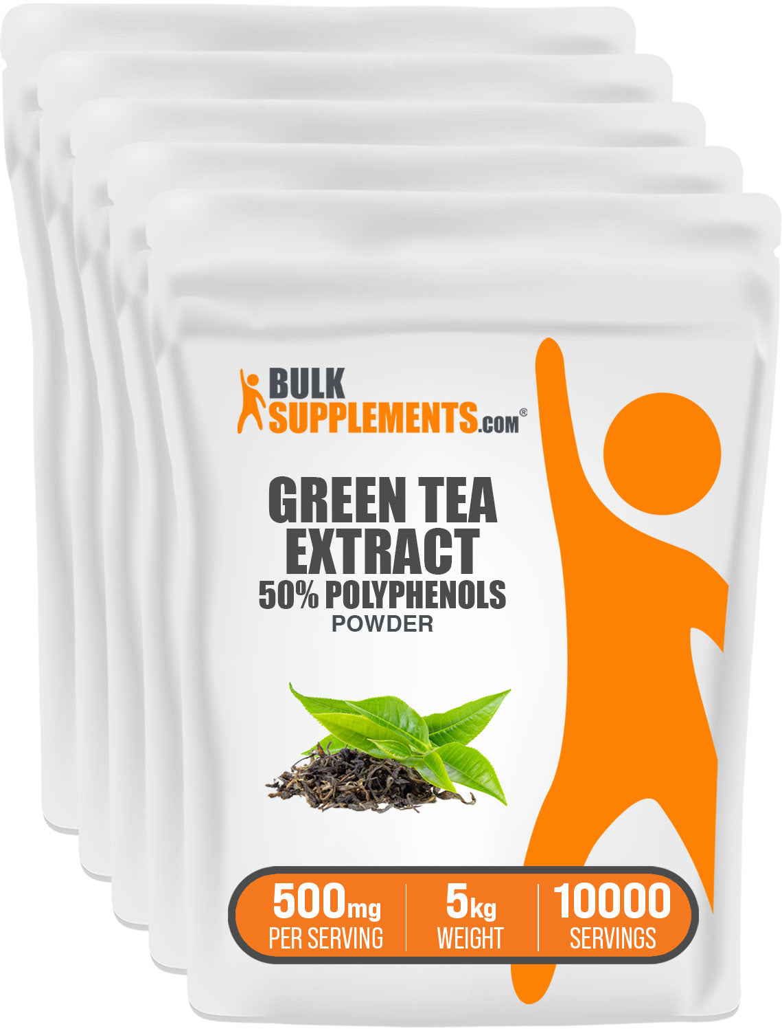 BulkSupplements.com Green Tea Extract (50% Polyphenols) Powder 5kg bag image