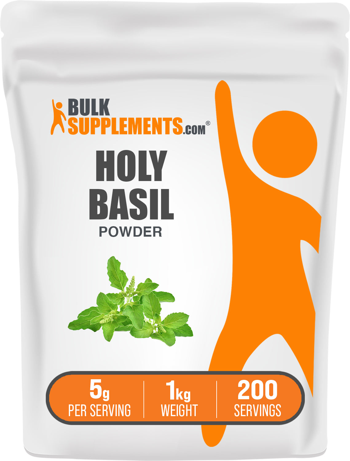 BulkSupplements.com Holy Basil Powder 1kg bag image