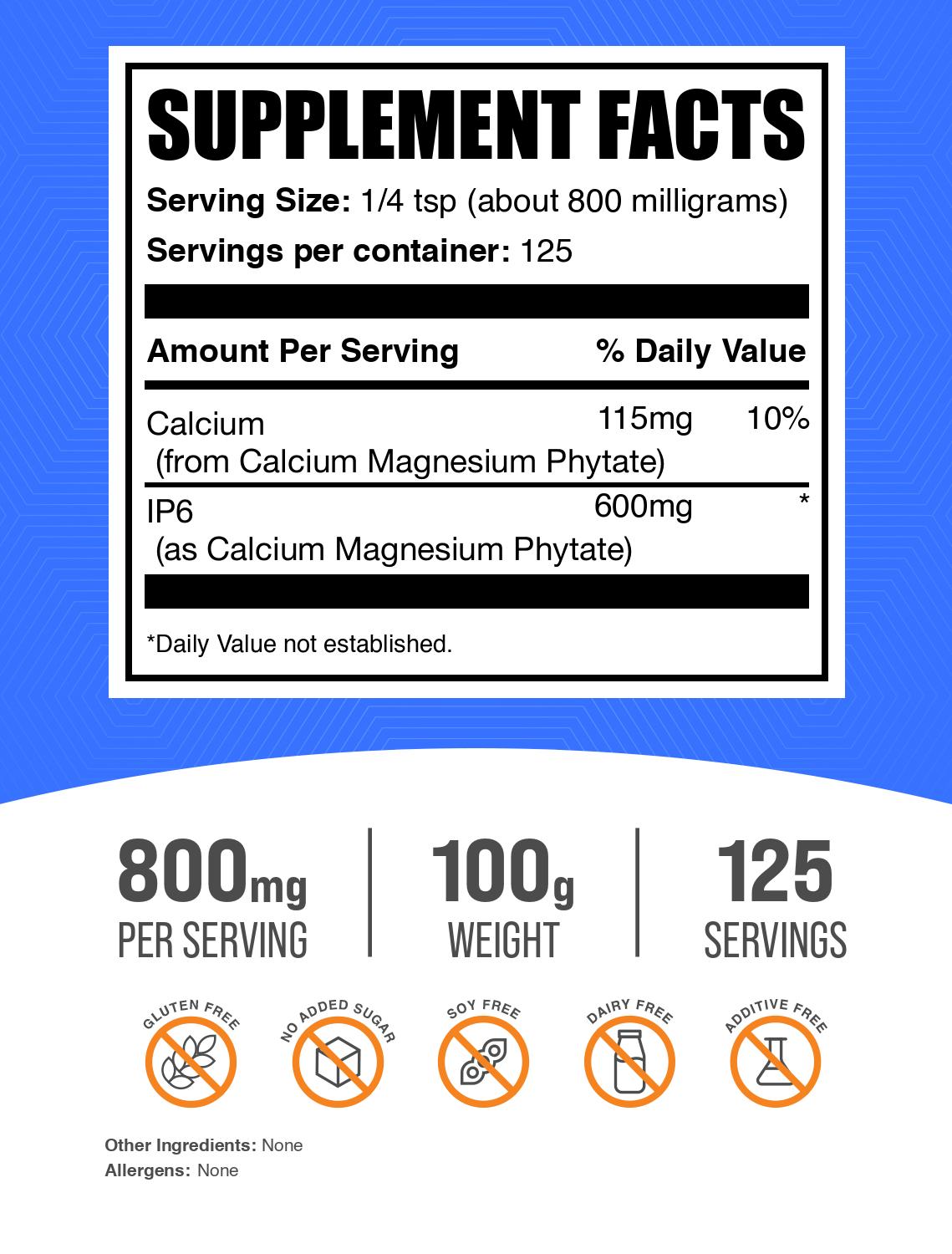 IP6 powder label 100g