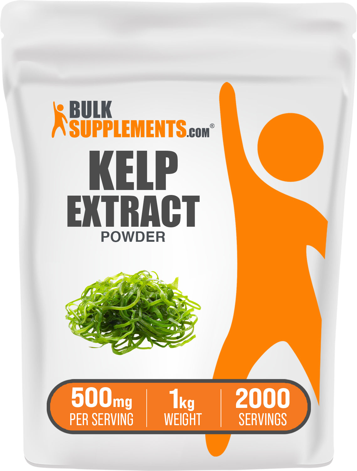 BulkSupplements.com Kelp Extract Powder 1kg bag image