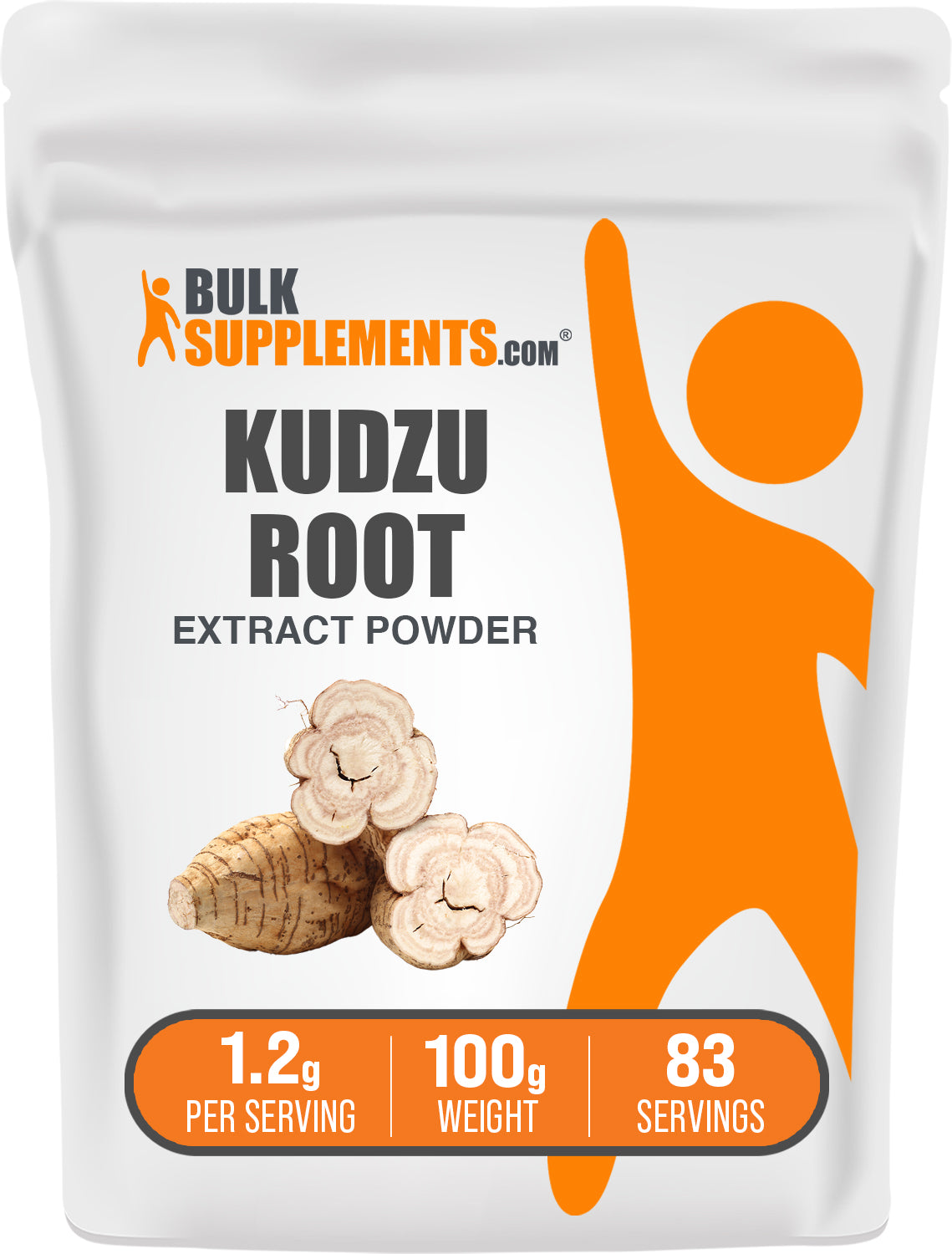 BulkSupplements.com Kudzu Root Extract Powder 100g bag image