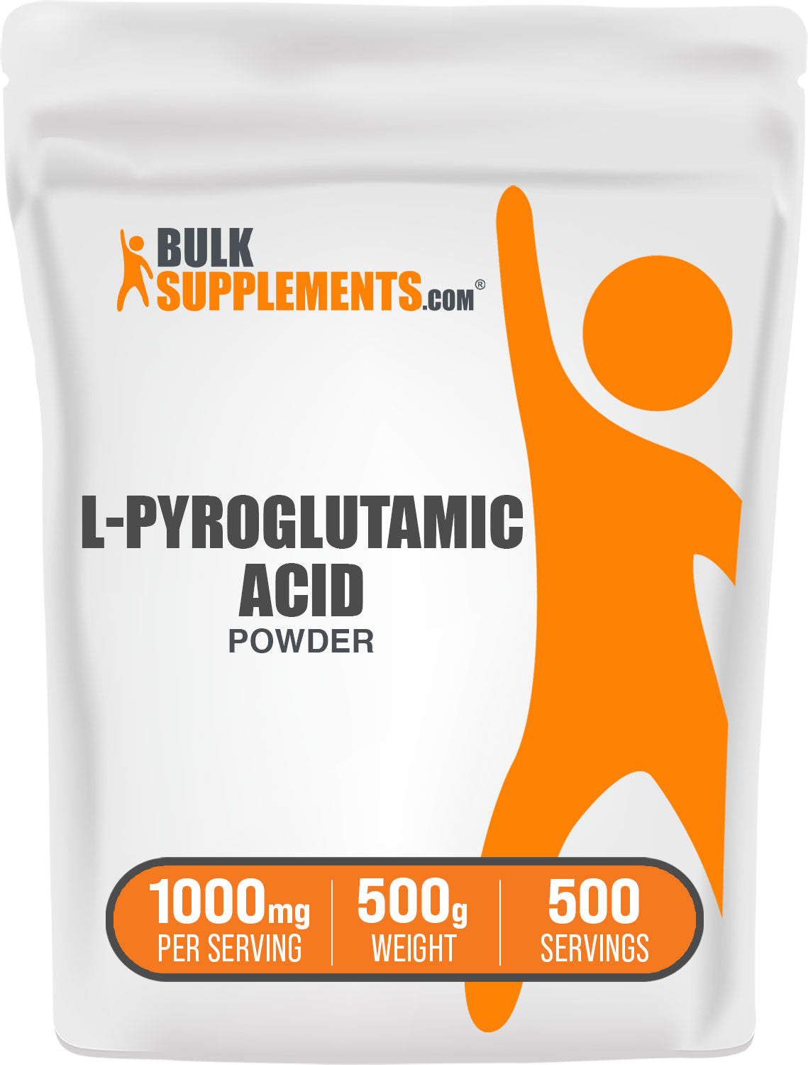 BulkSupplements.com L-Pyroglutamic Acid 500g Bag