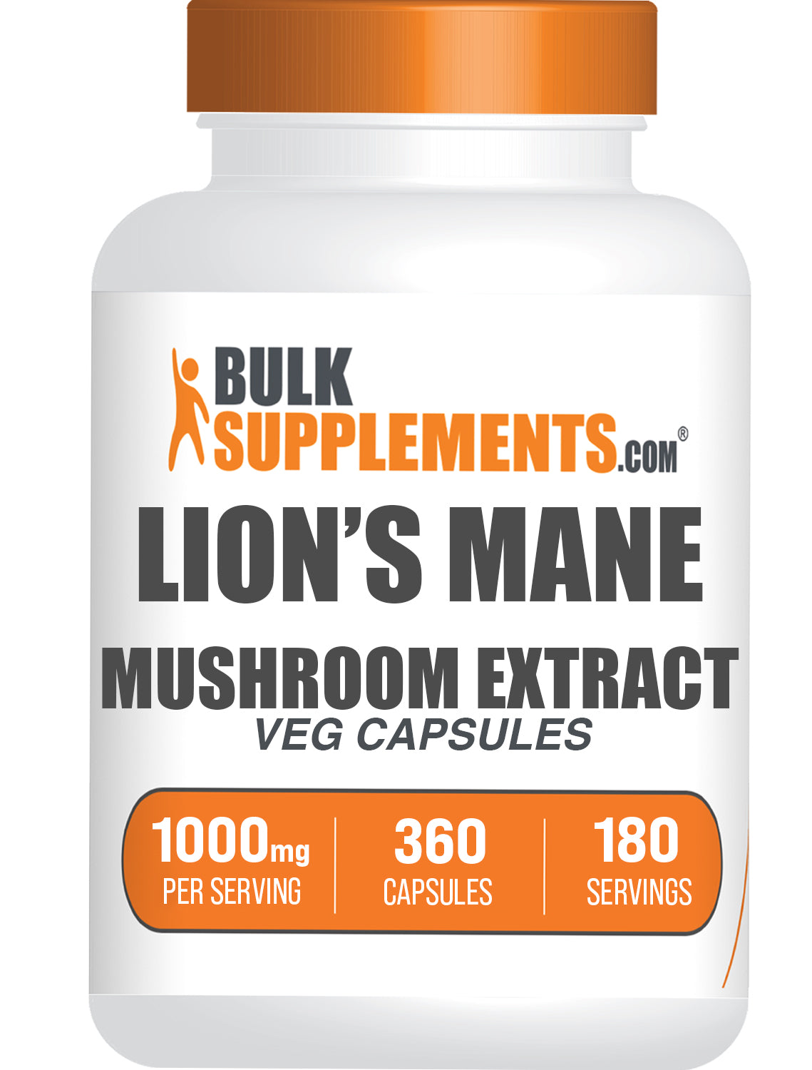 Lion's Mane Mushroom Extract Capsules 360ct Main Image