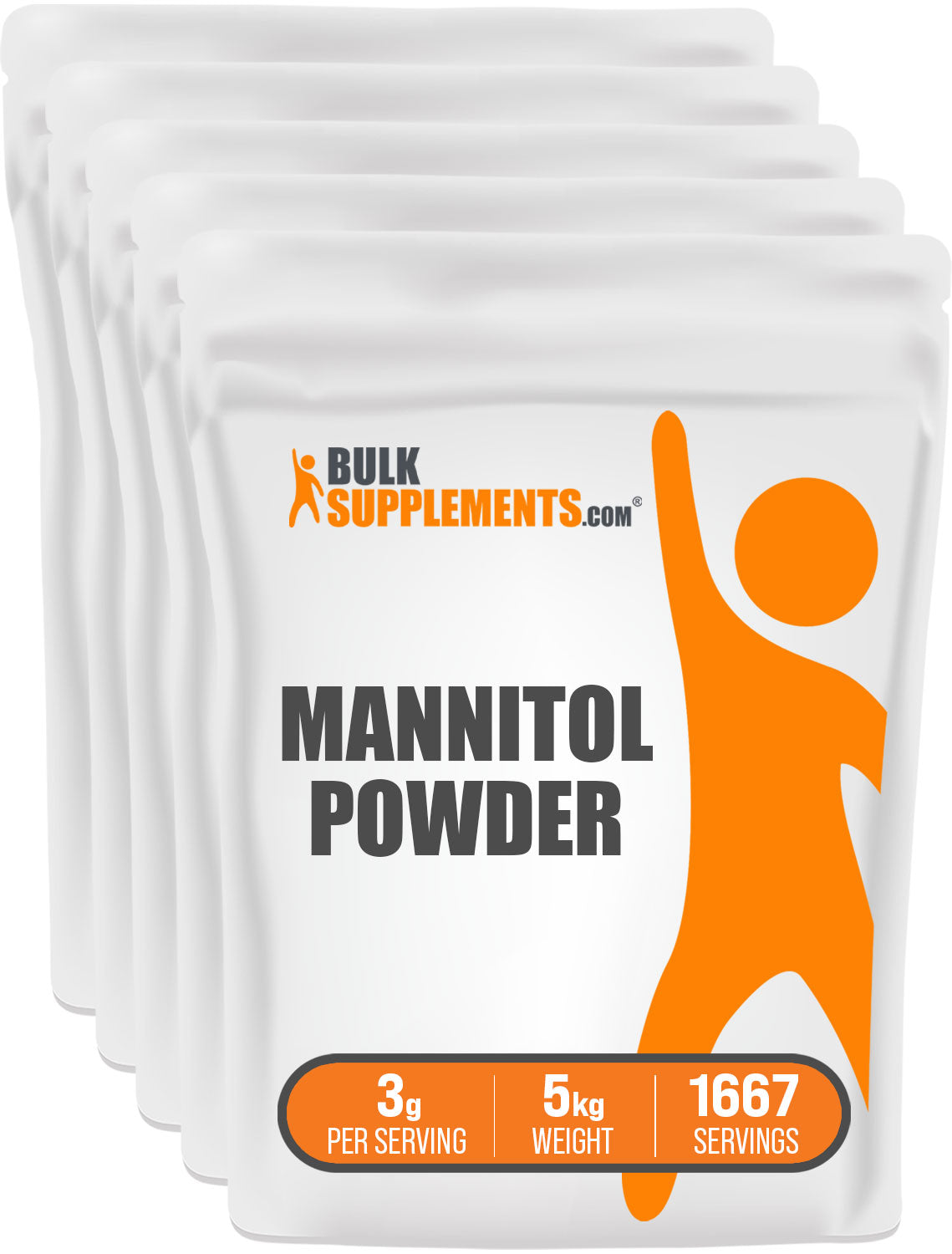 BulkSupplements Mannitol Powder 5kg bag