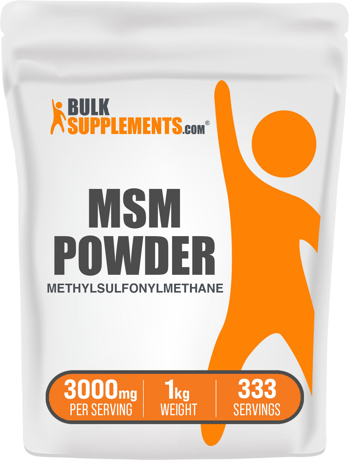 BulkSupplements MSM Powder Methylsulfonylmethane 1kg bag