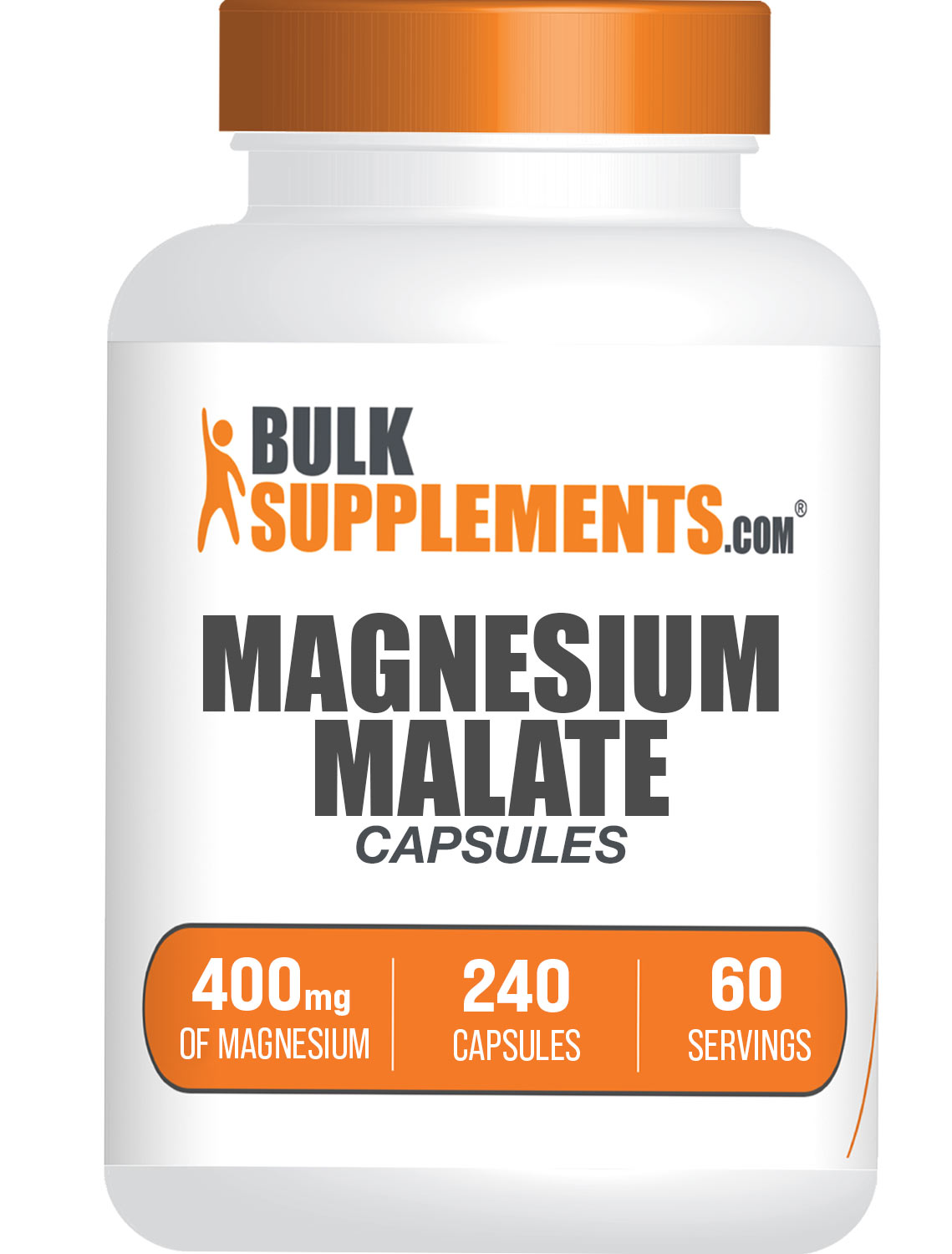 BulkSupplements.com Magnesium Malate 240 ct Capsules
