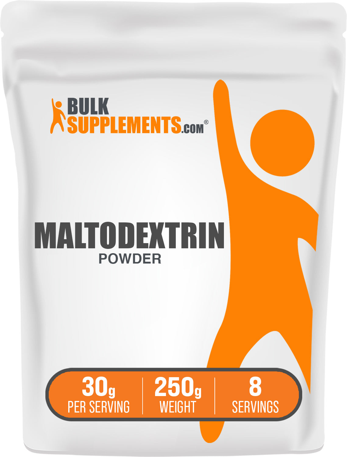BulkSupplements.com Maltodextrin Powder 250g bag image