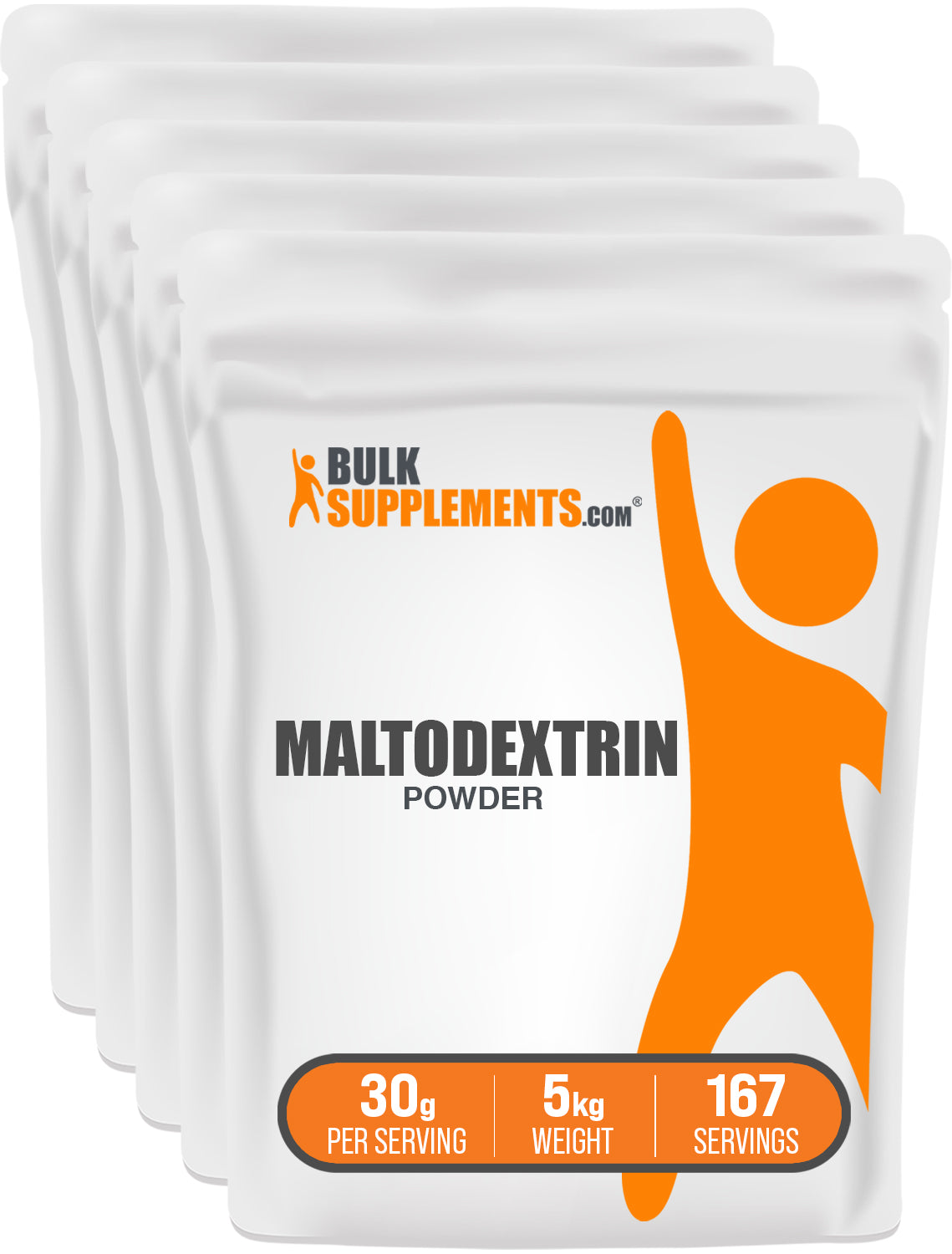 BulkSupplements.com Maltodextrin Powder 5kg bag image