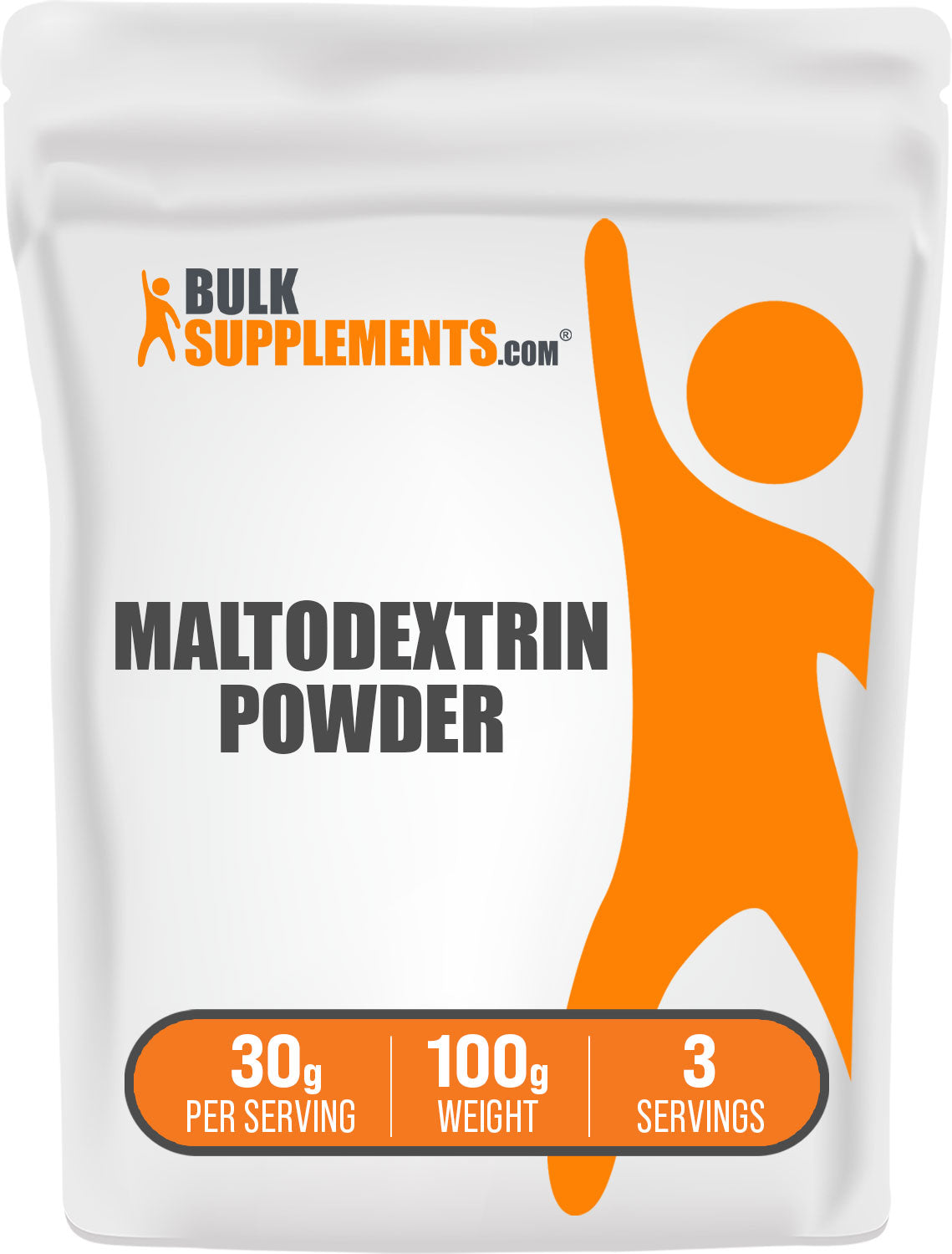 BulkSupplements Maltodextrin Powder 100g bag